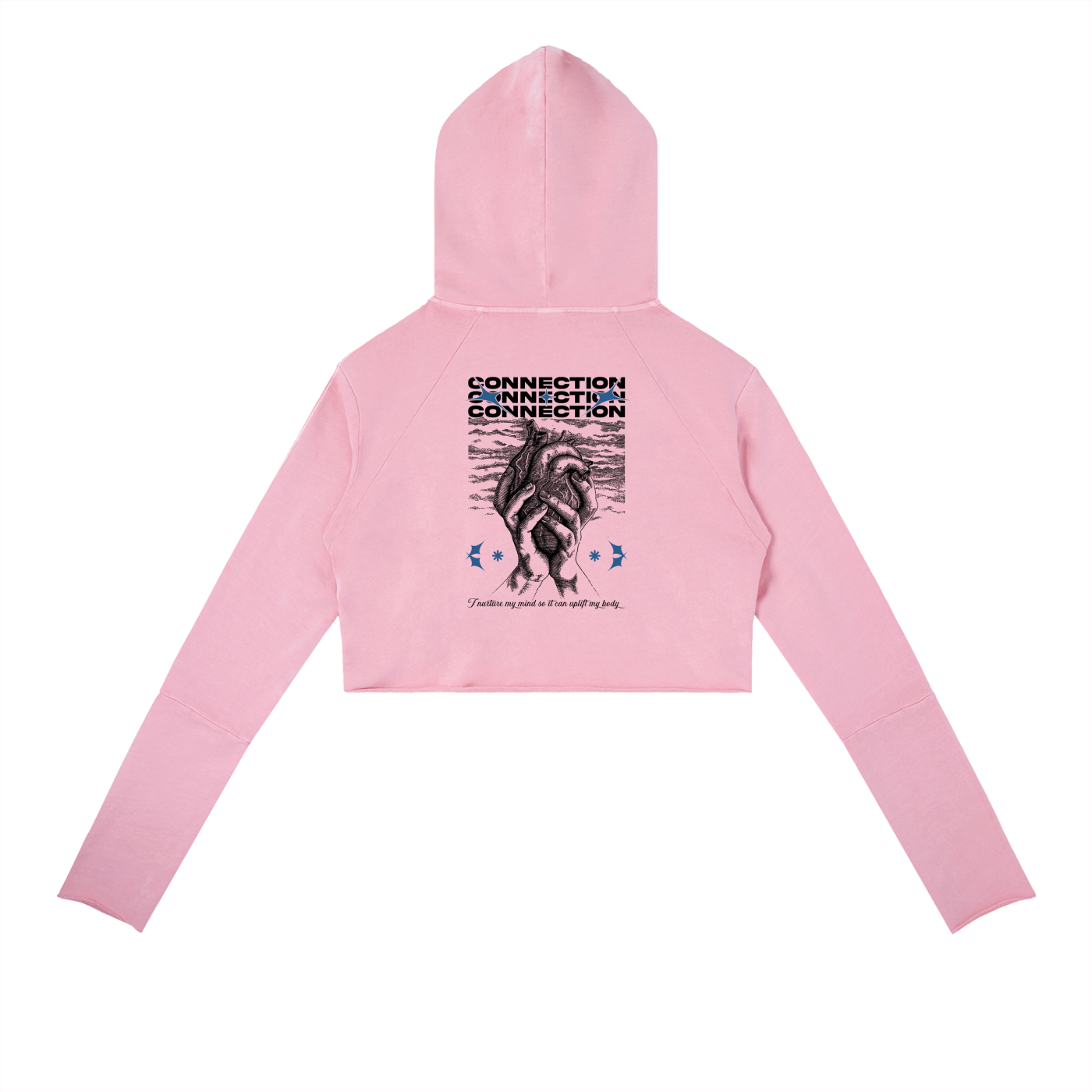 Connection Vintage Washed Raw Edge Hoodie