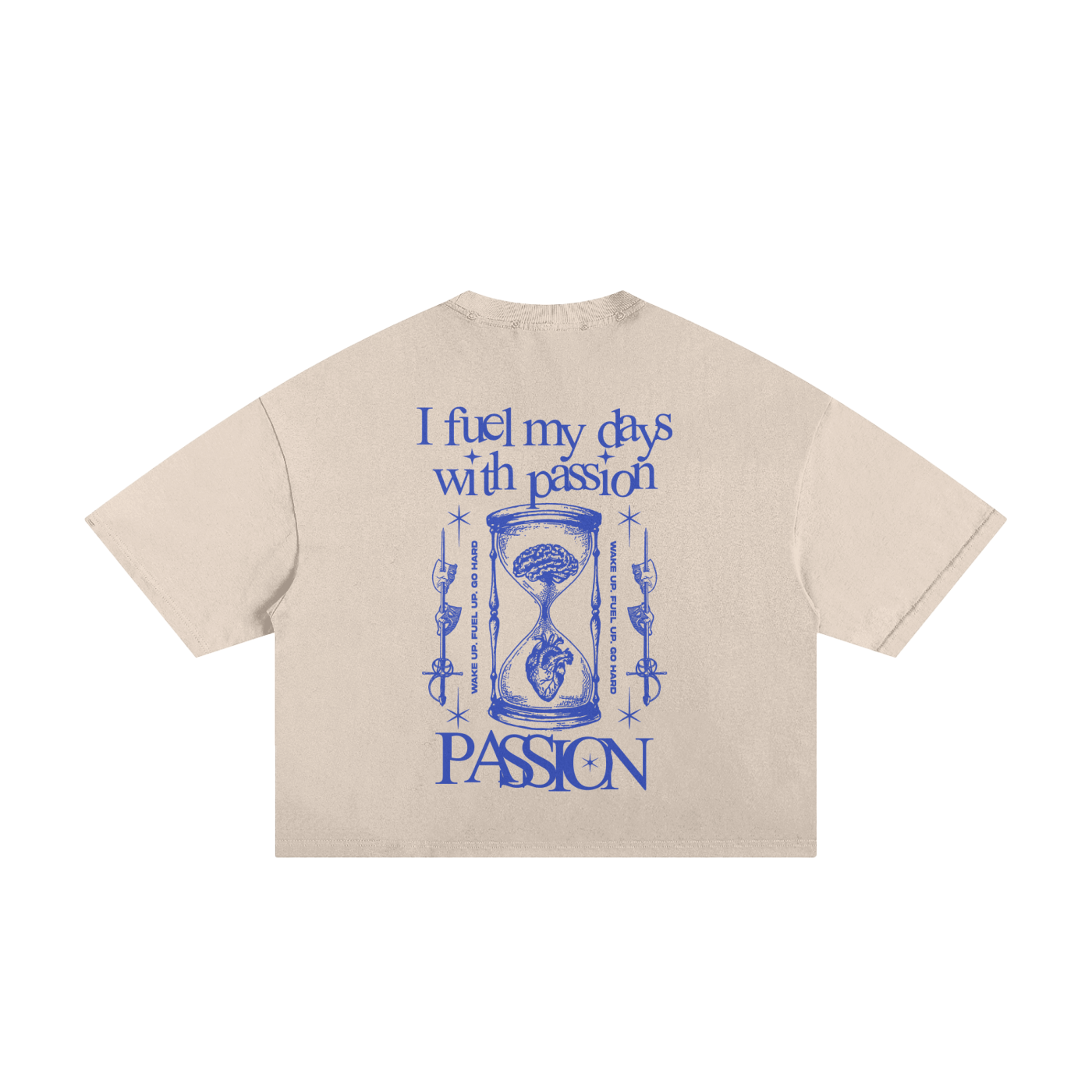 I fuel my days with passion Unisex Boxy Tee