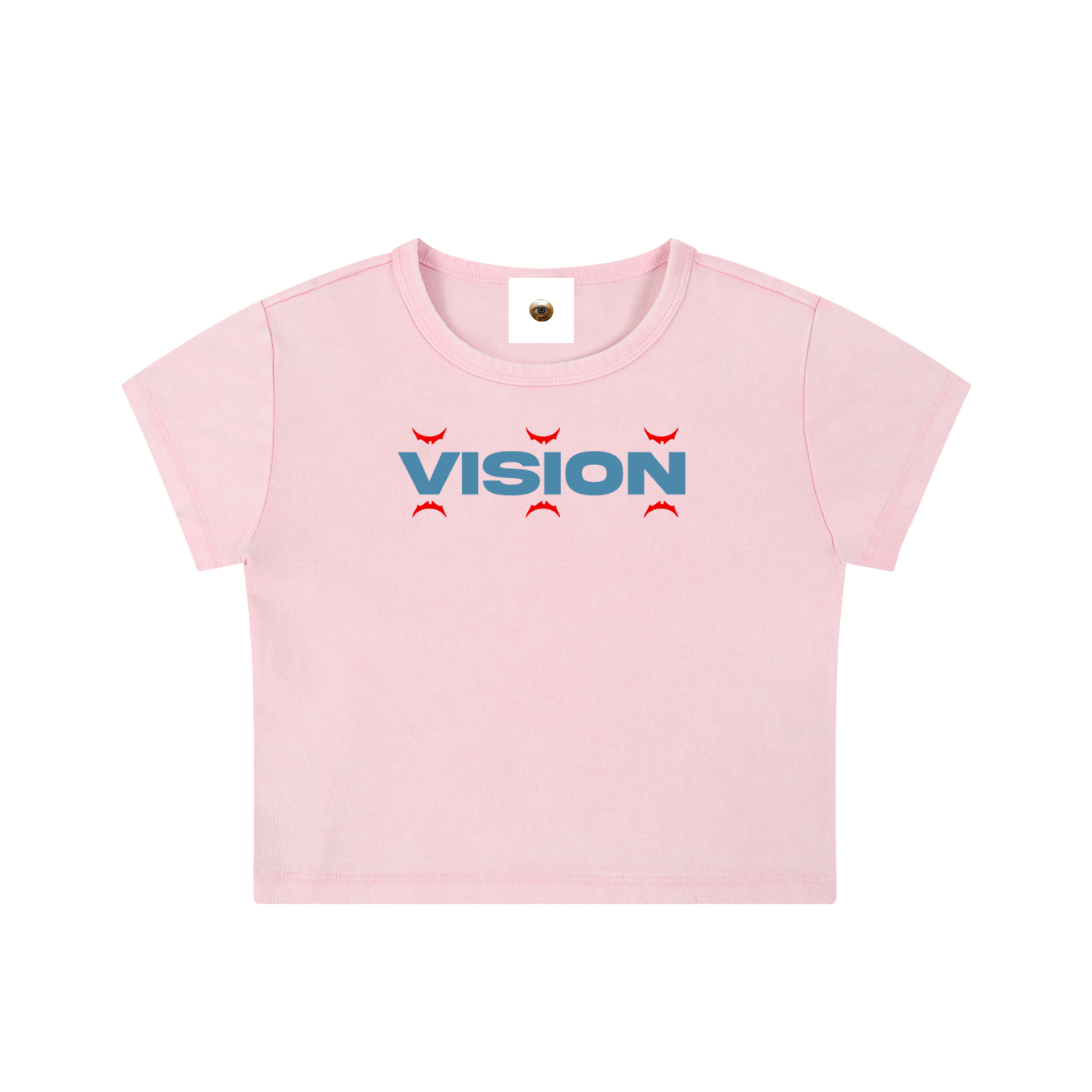 Vision Snow Washed Crop Top