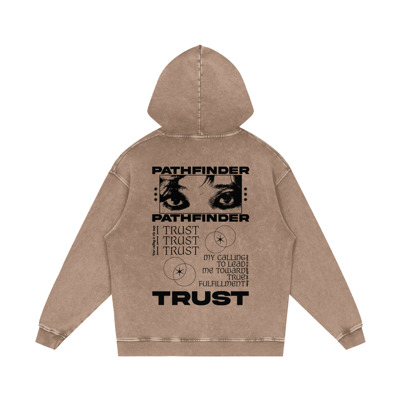 Pathfinder Snow Washed Loose Cotton Hoodie