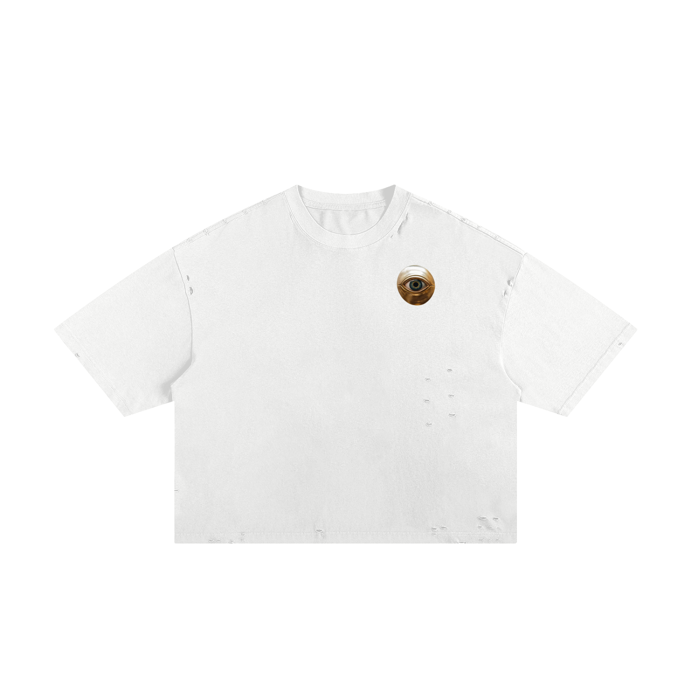 Youre Enough Classic Frayed Boxy Tee