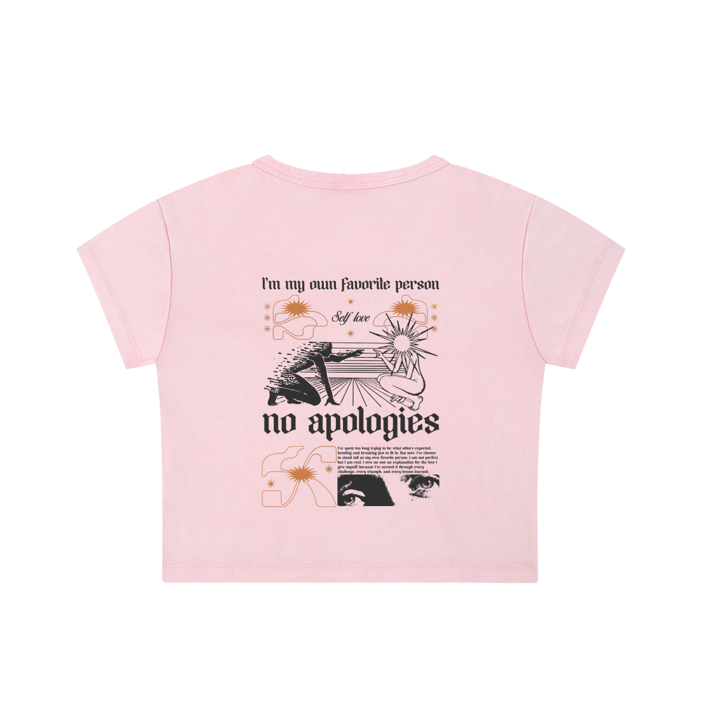 No Apologies Snow Washed Crop Top
