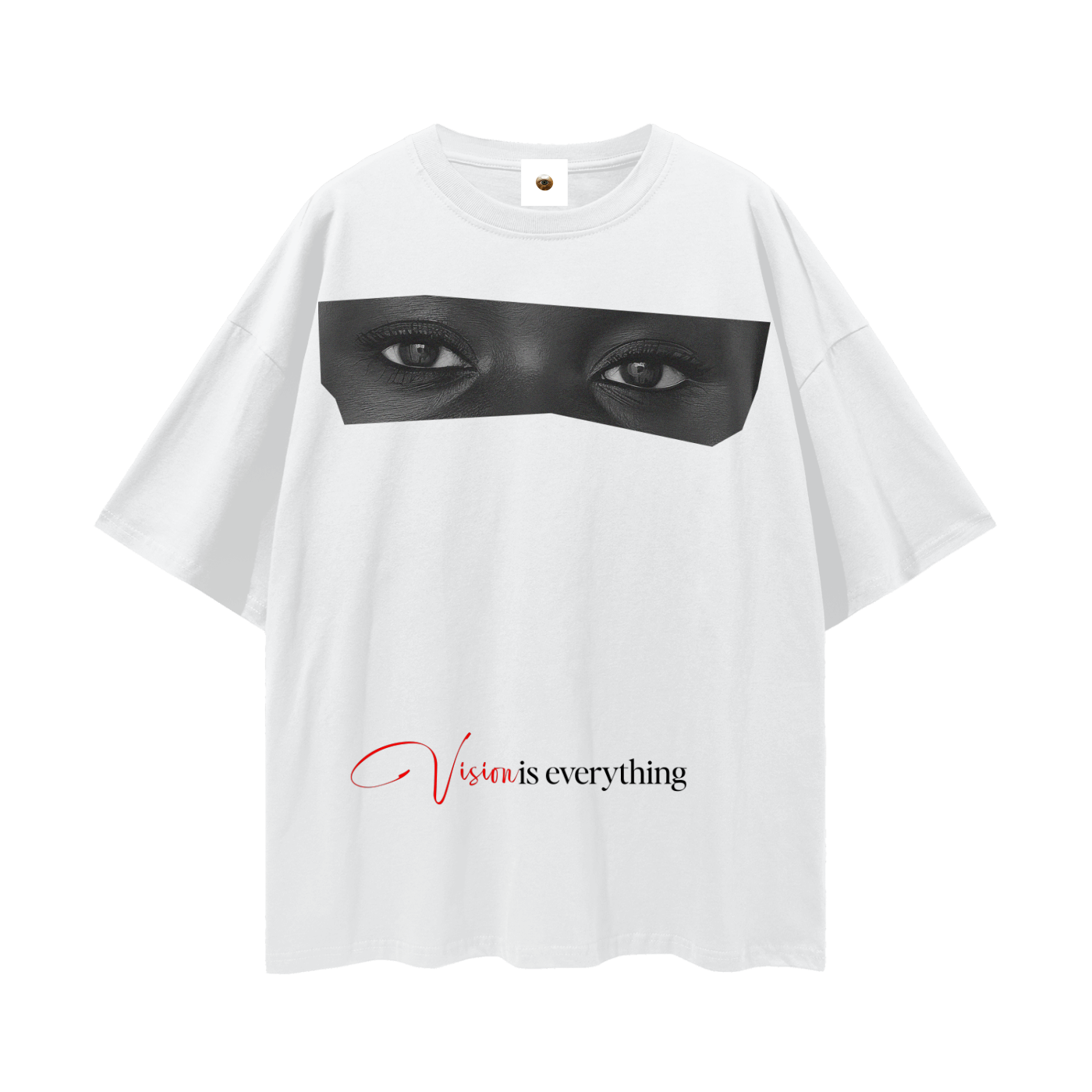 Vision Is Everything Streetwear Loose Drop Shoulder T-Shirt