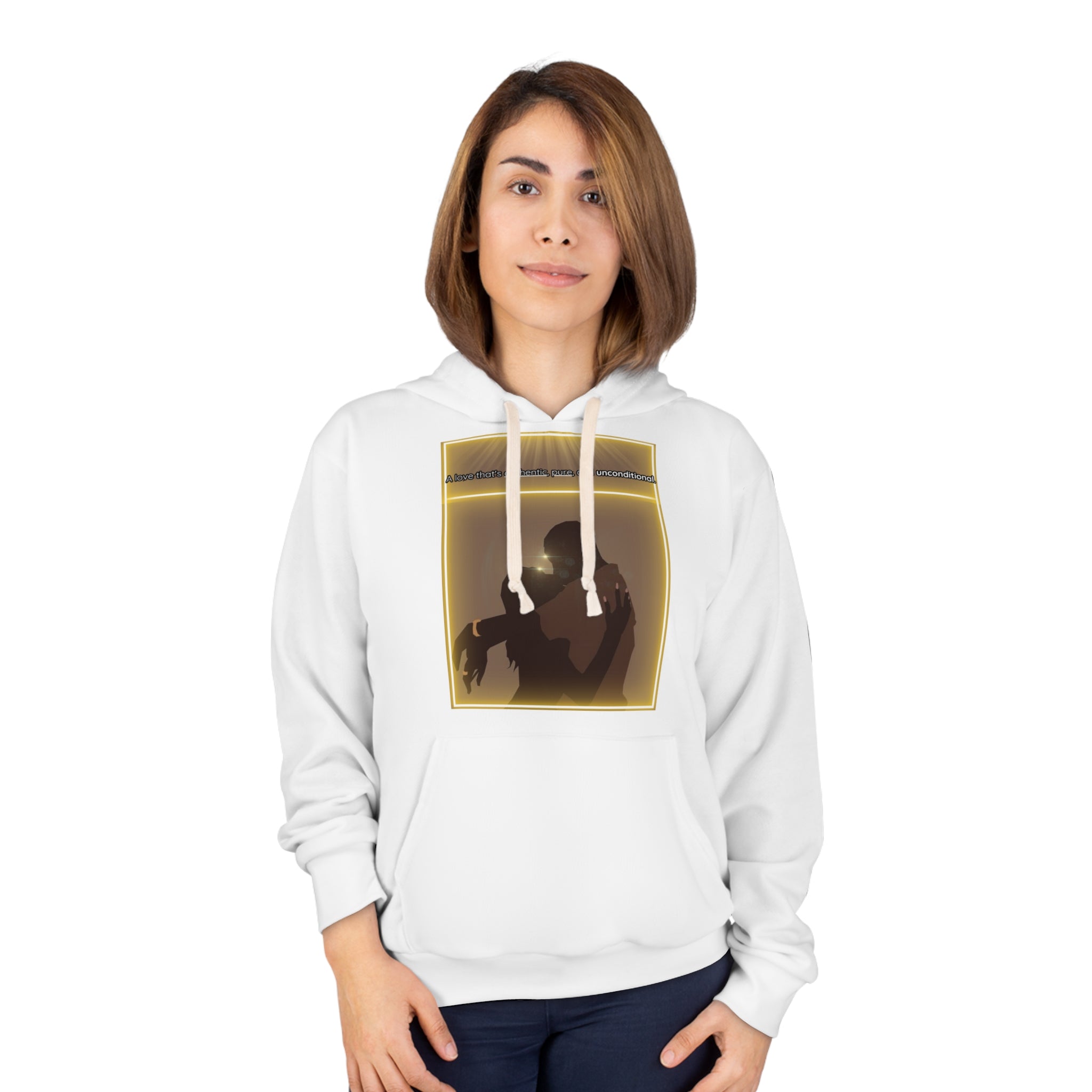 A love that's authentic,pure,and unconditional Unisex Pullover Hoodie