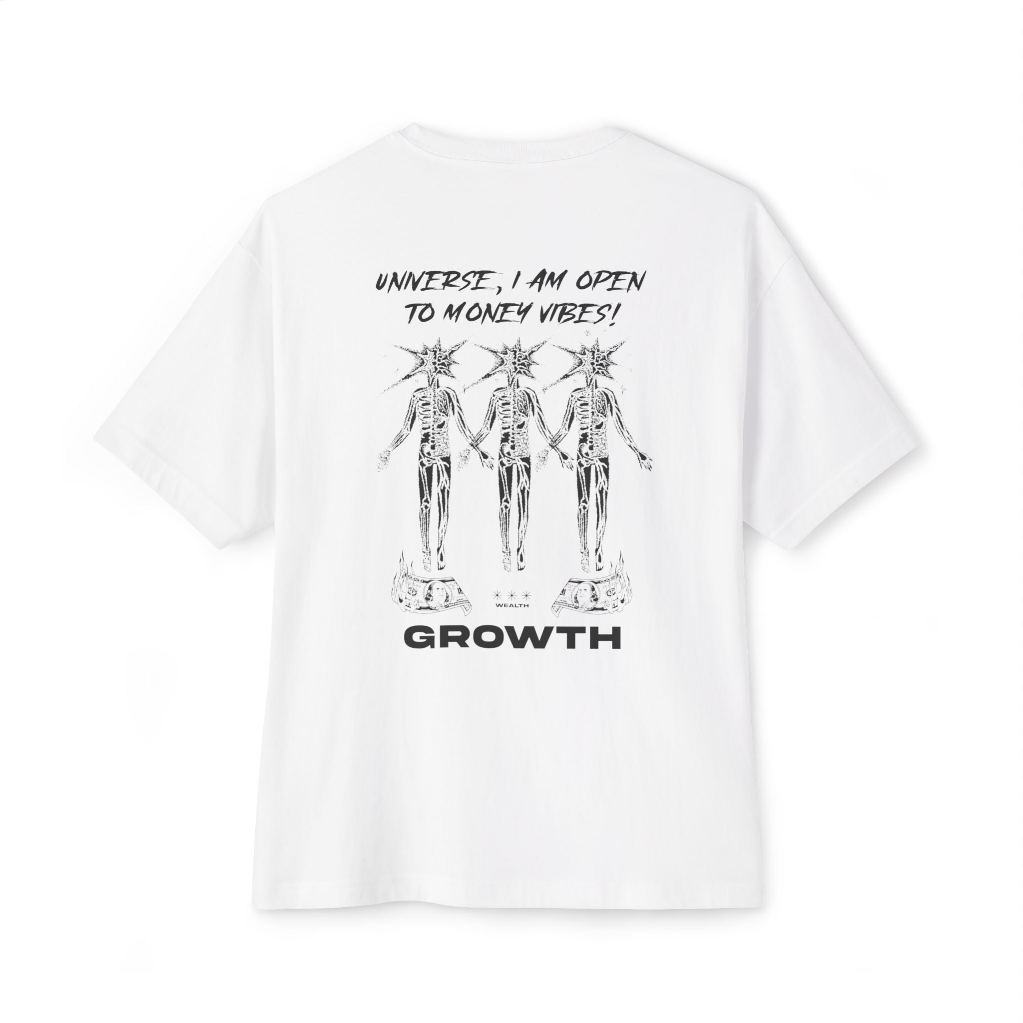 Universe I'm Open To Money Vibe Heavy Cotton Tee