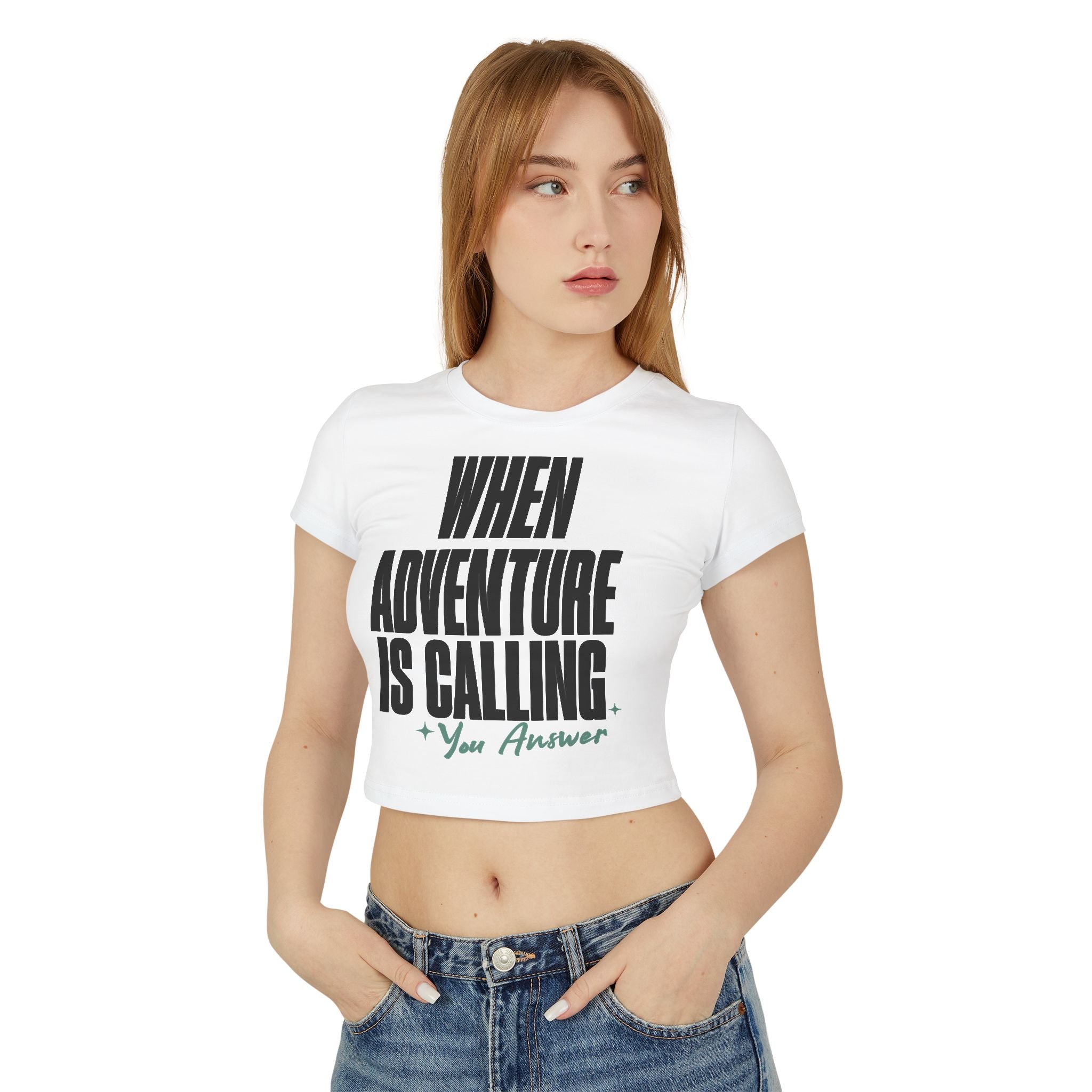 When Adventure Is Calling Your Answer tiny Tee