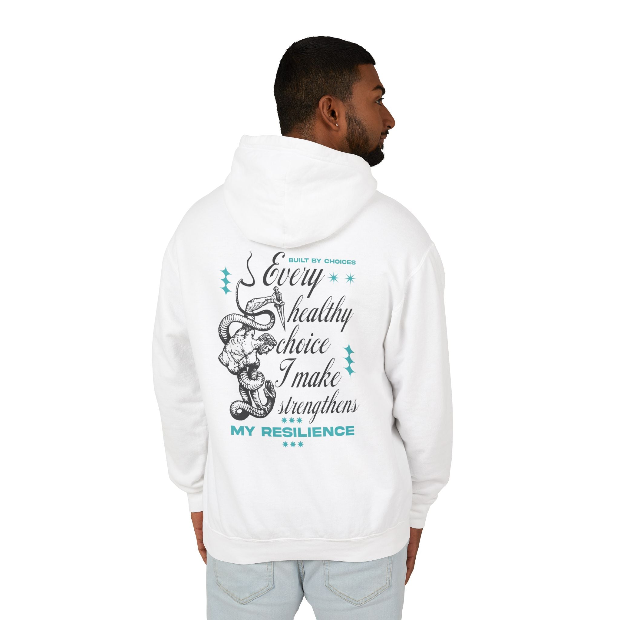 Every healthy choice I make strengthens my resilience Hoodie