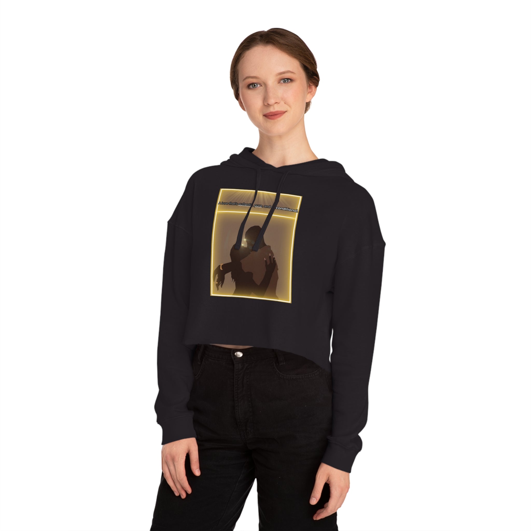 A love that's authentic, pure and unconditional Hooded Sweatshirt