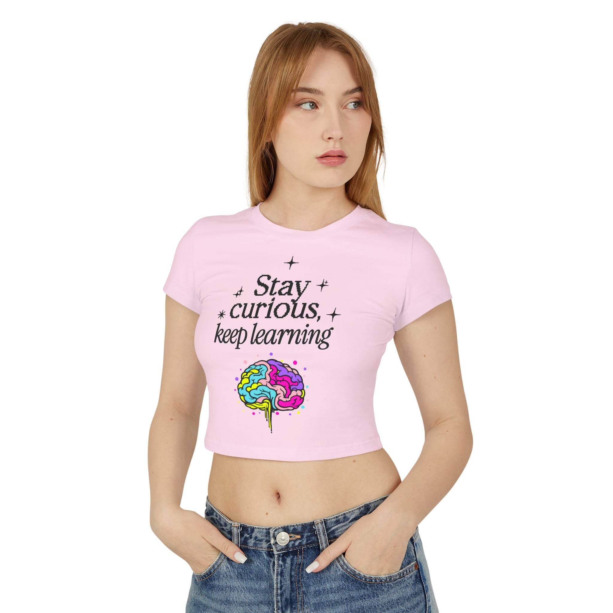 Stay Curious Keep Learning tiny Tee