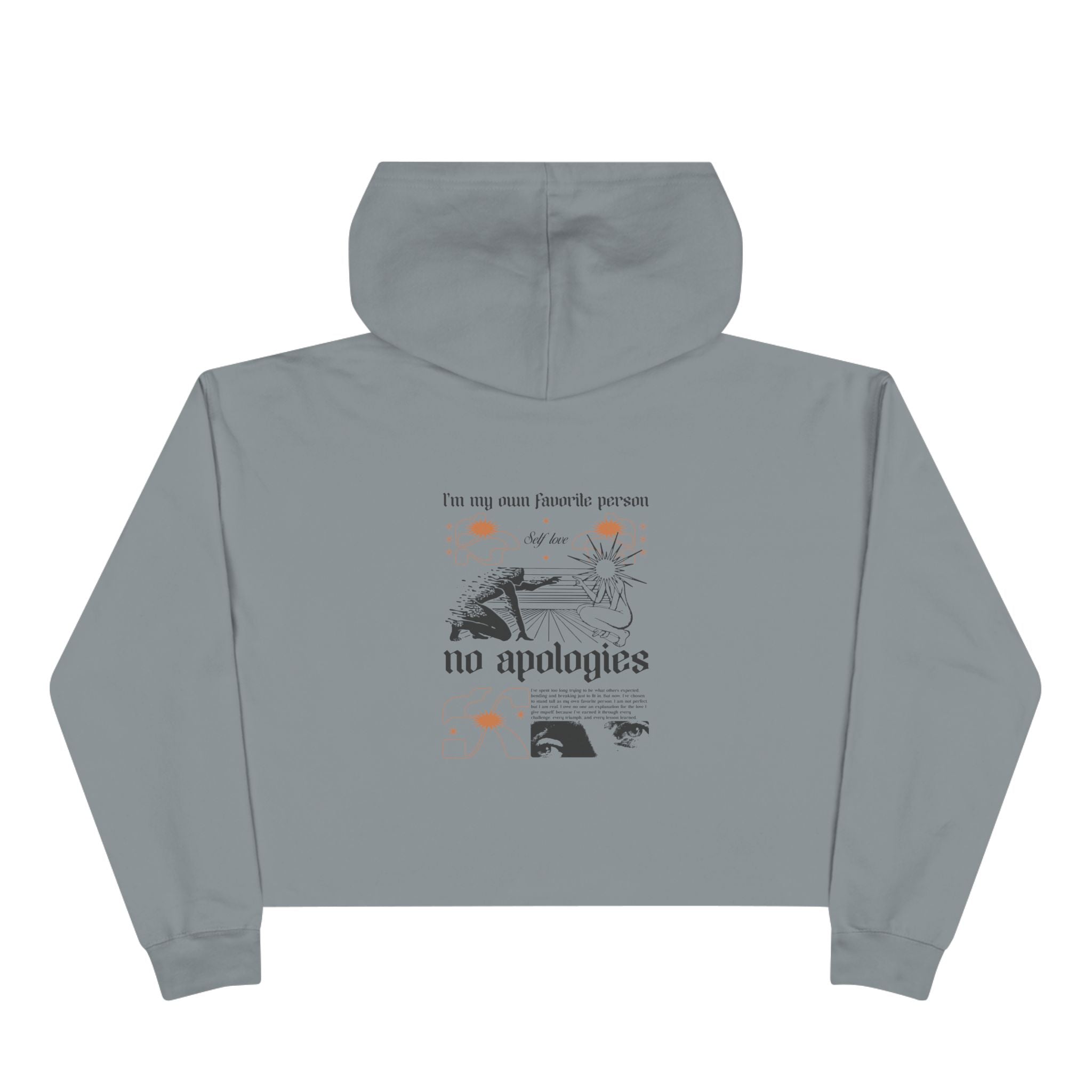 I’m my own favorite person—no apologies Unisex Crop Hoodie