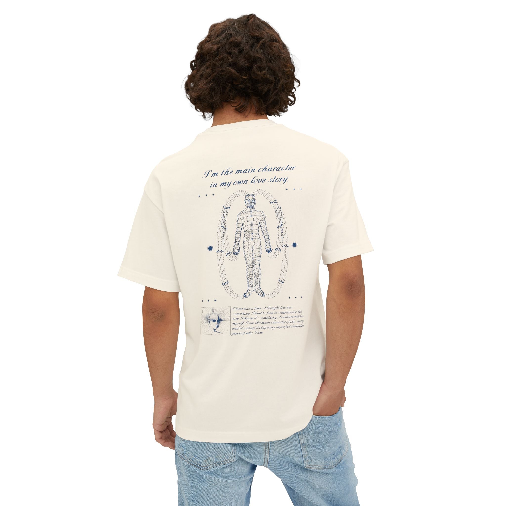 I’m the main character in my own love story Oversized Tee