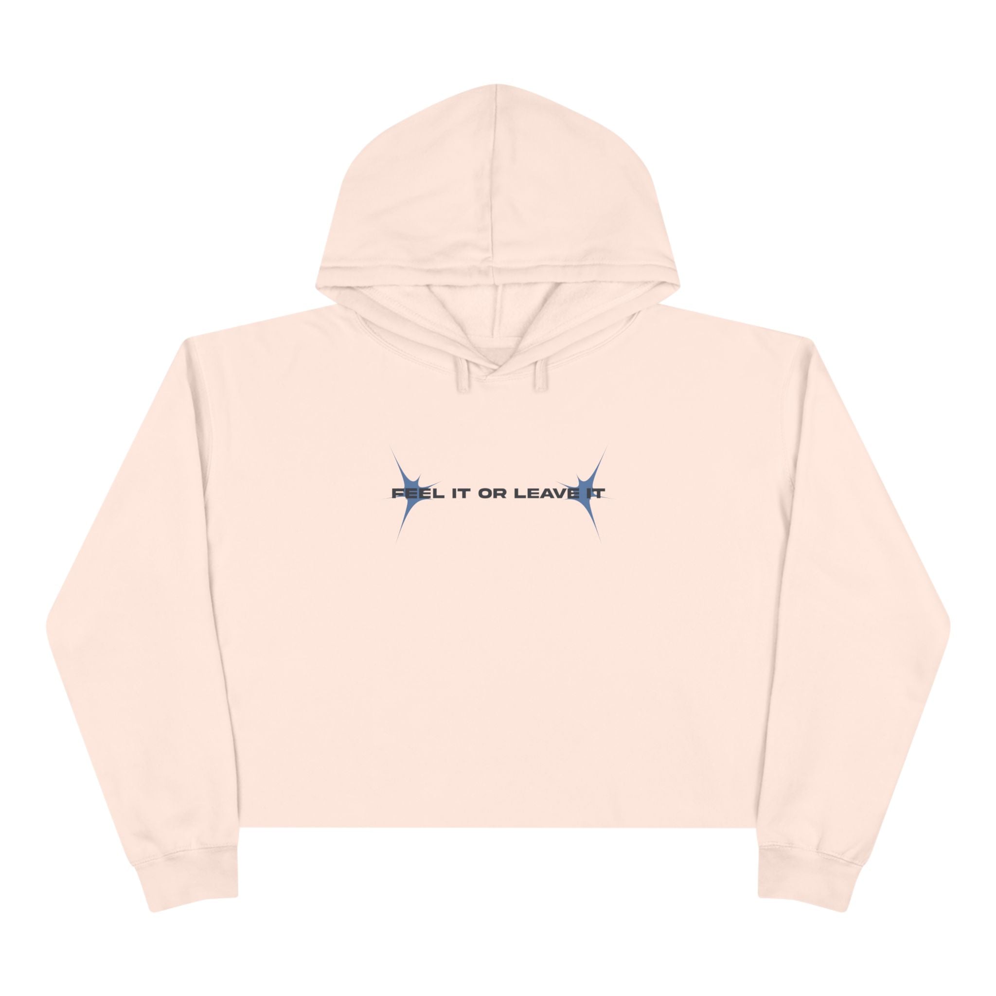 I pour my heart into what I love Unisex Crop Hoodie
