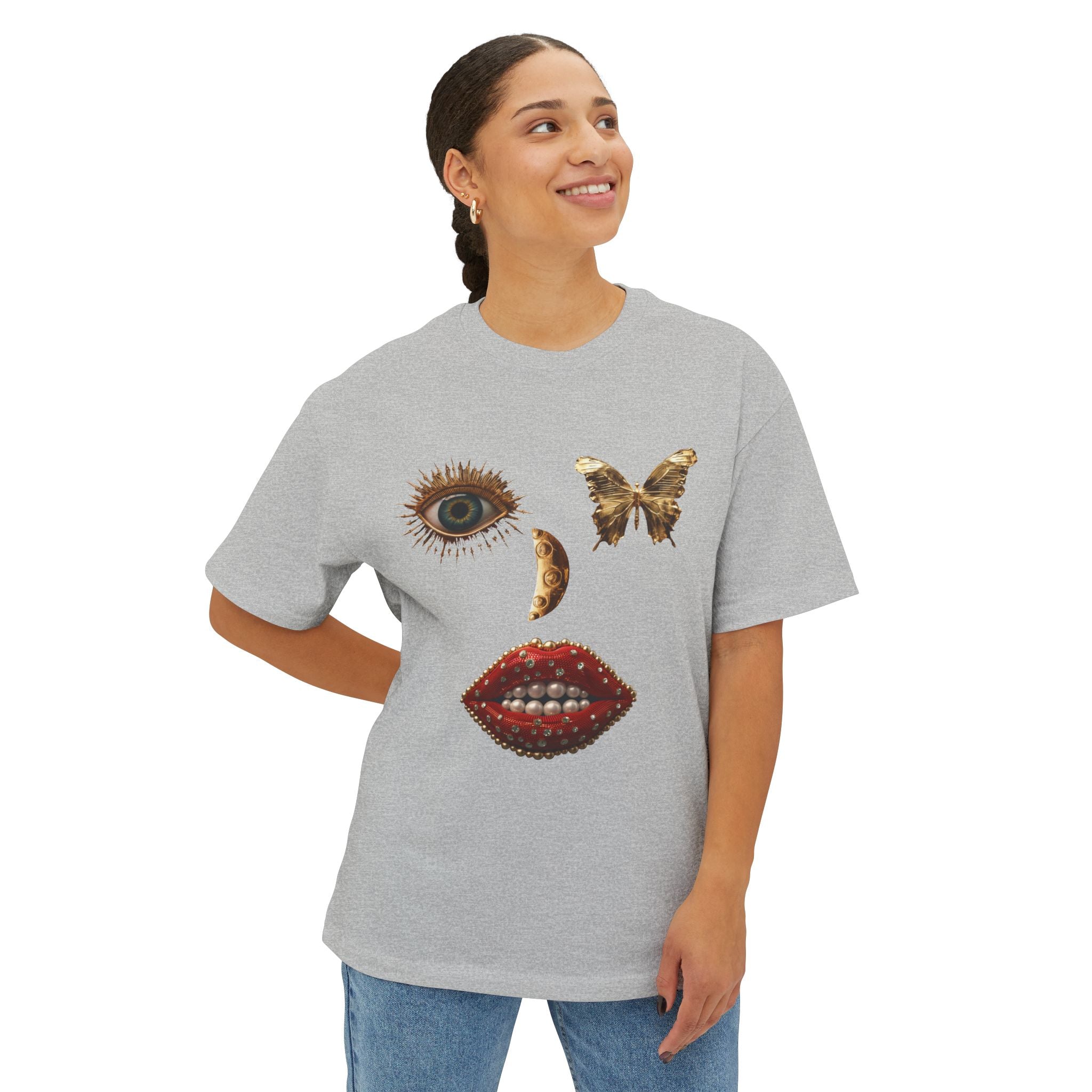 Sixth Shockra Face Oversized Tee