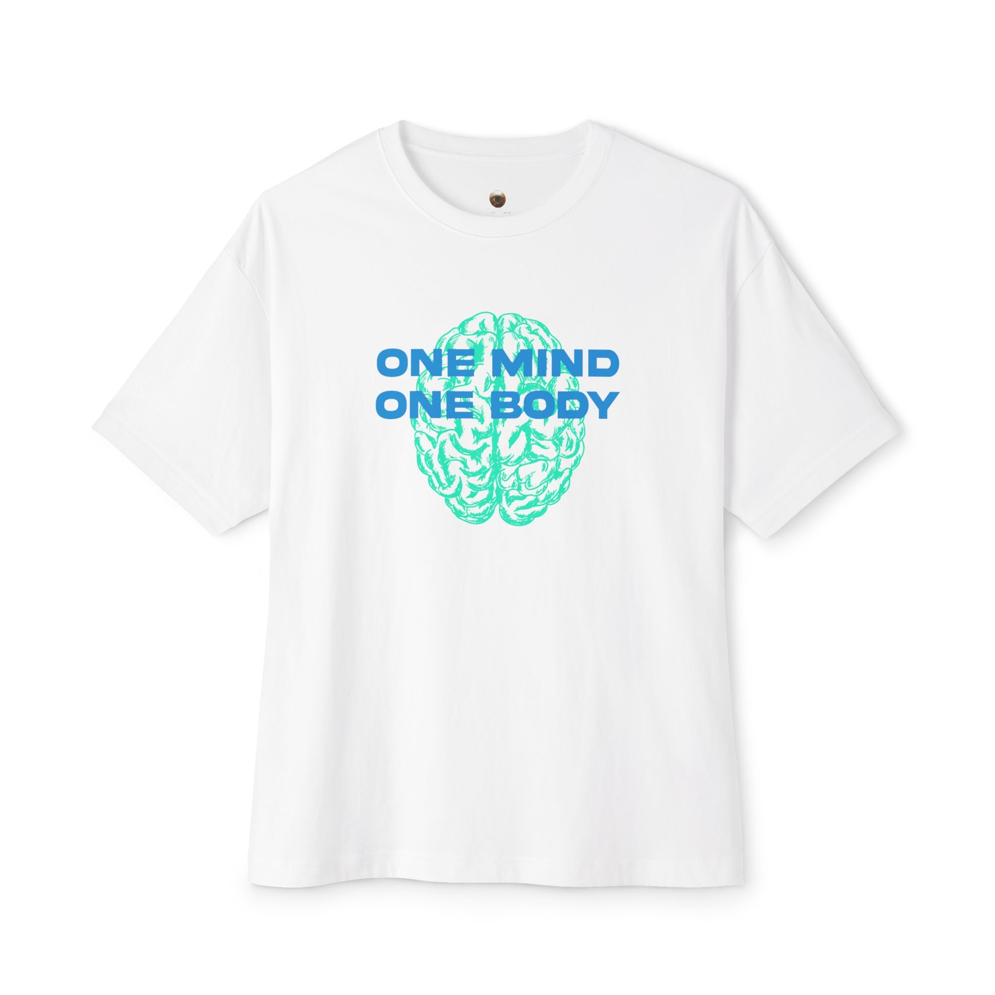 My body and mind work in harmony Unisex Oversized Tee