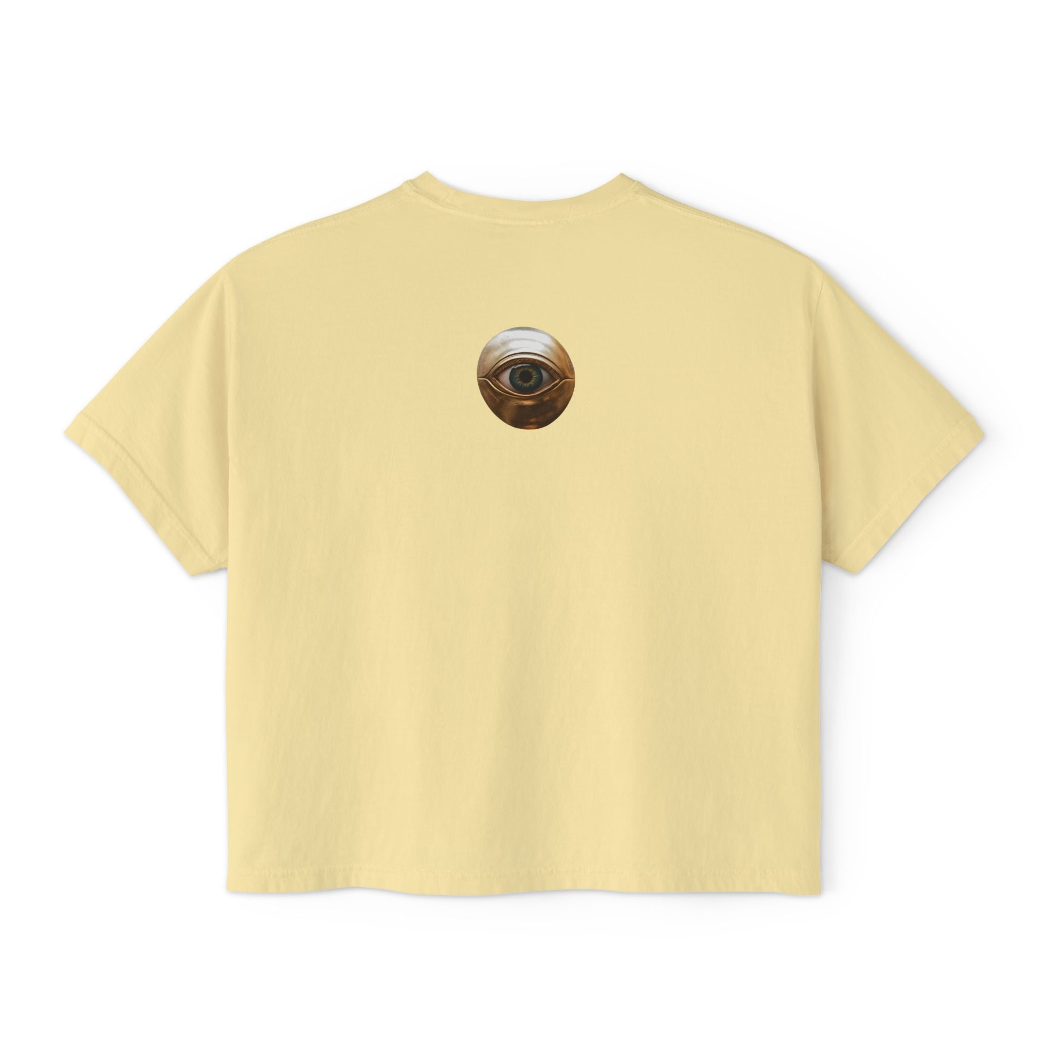 Sixth Shockra Face UNISEX Cropped Boxy Tee