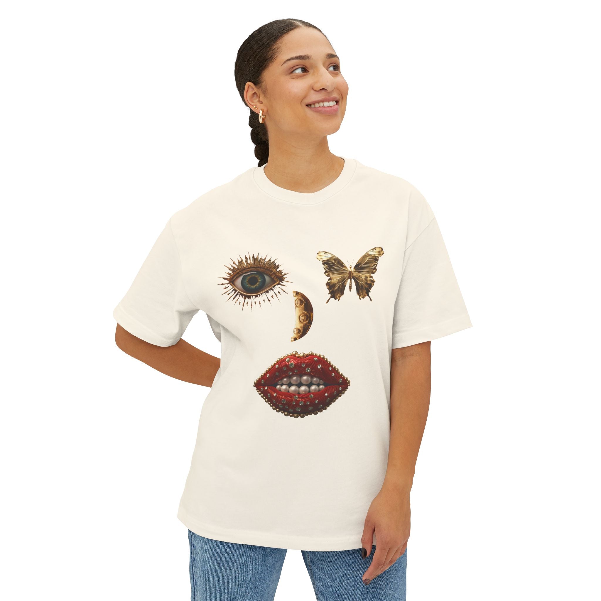 Sixth Shockra Face Oversized Tee