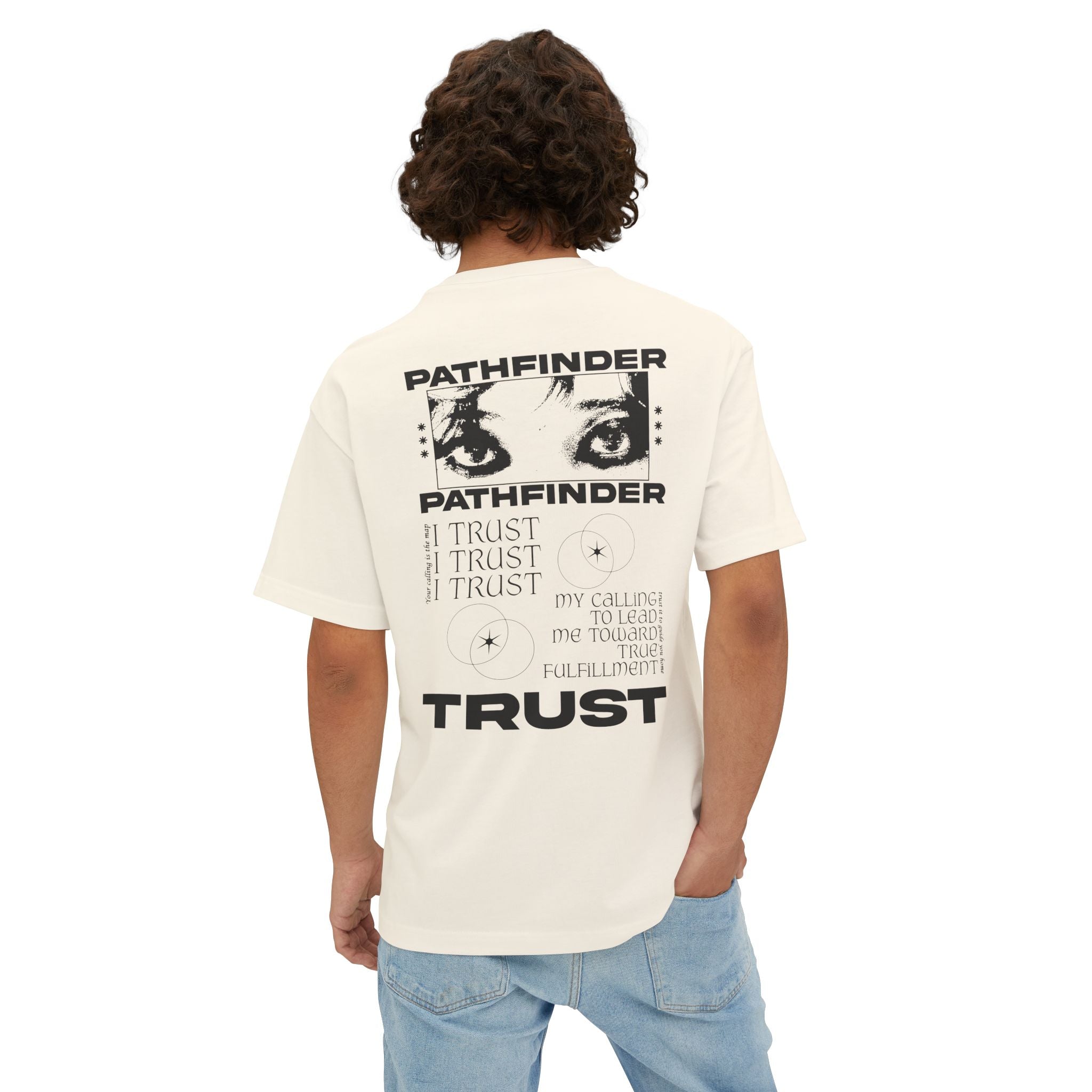 I trust my calling to lead me toward true fulfilment Unisex Oversized Tee