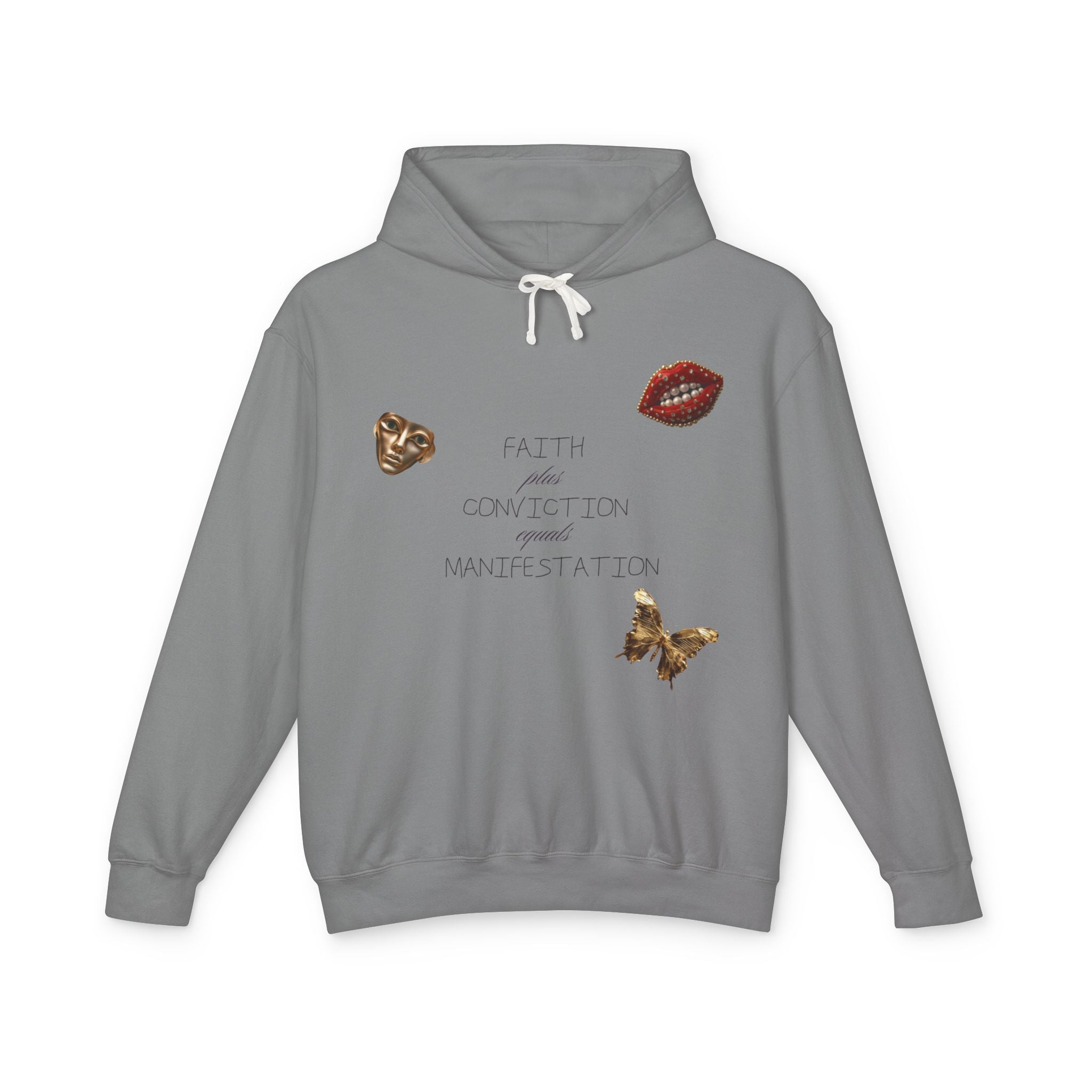 Faith + Conviction=Manifestation Pt 2 Hooded Sweatshirt