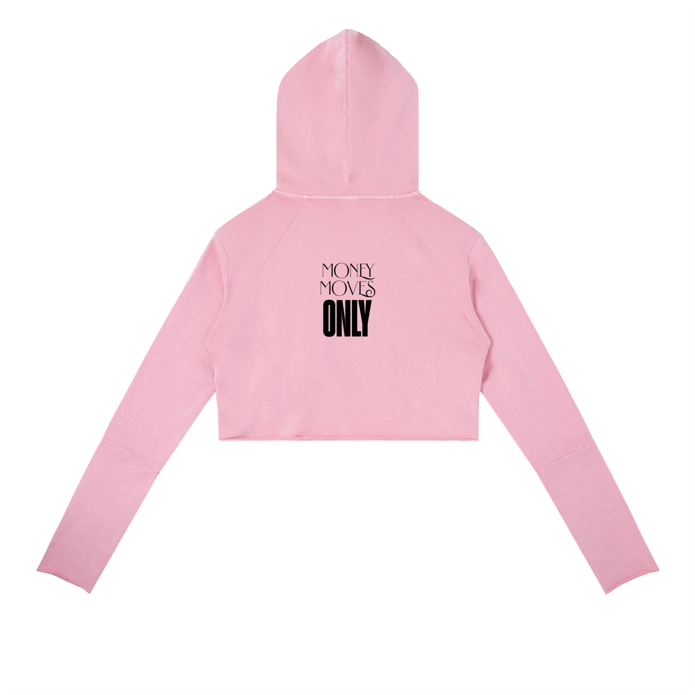 Money Moves Only Vintage Washed Raw Edge Hoodie