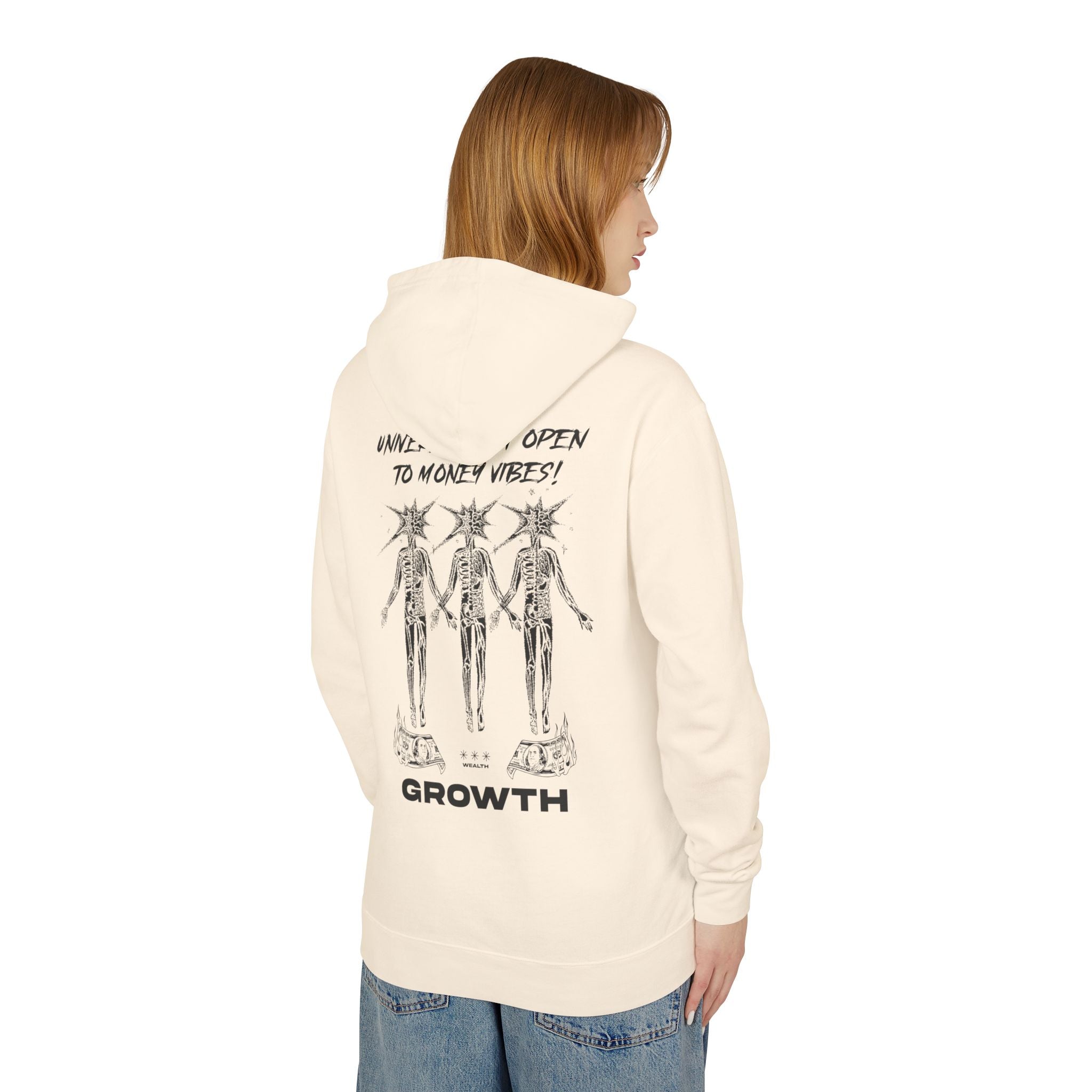 Universe, I Am Open to Money Vibes Hooded Sweatshirt