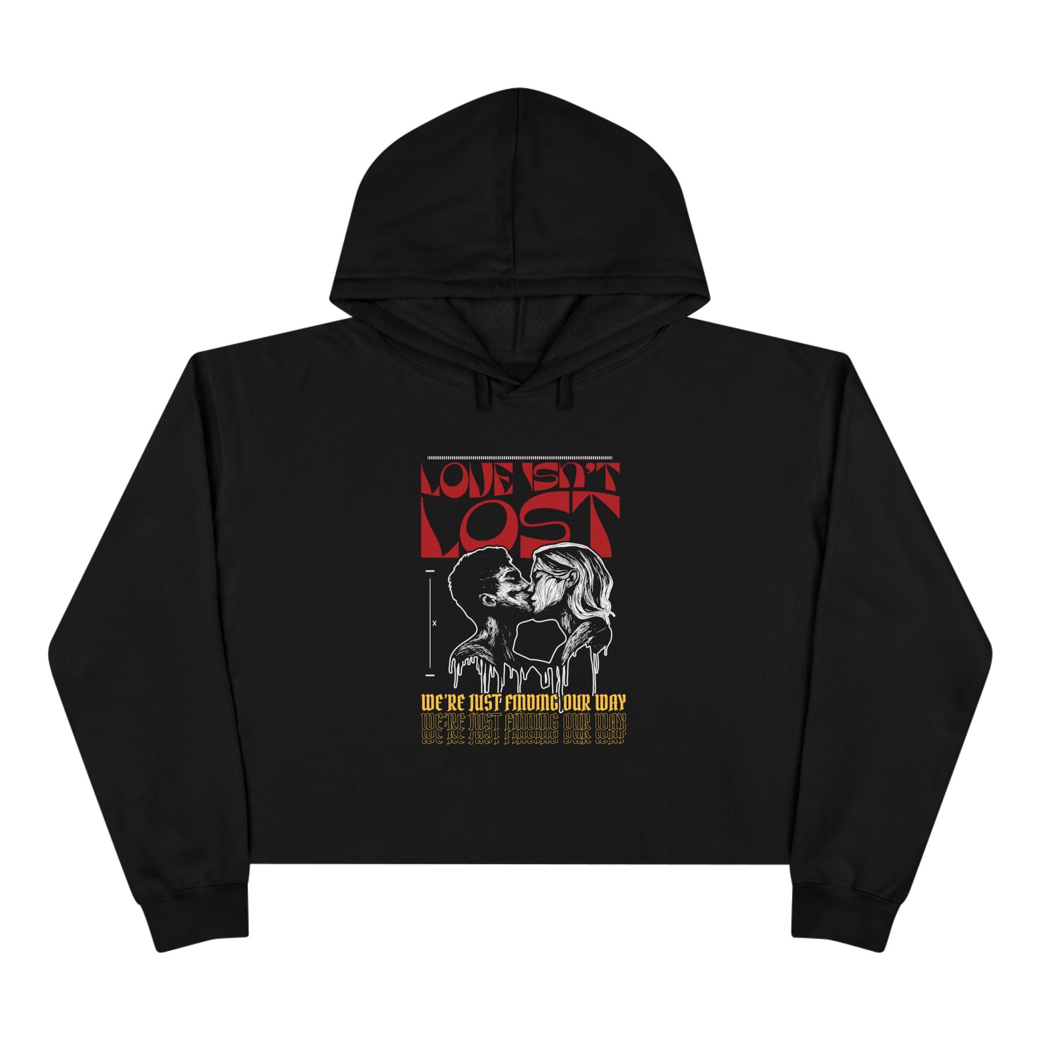 Love Isn't Lost Unisex Crop Hoodie