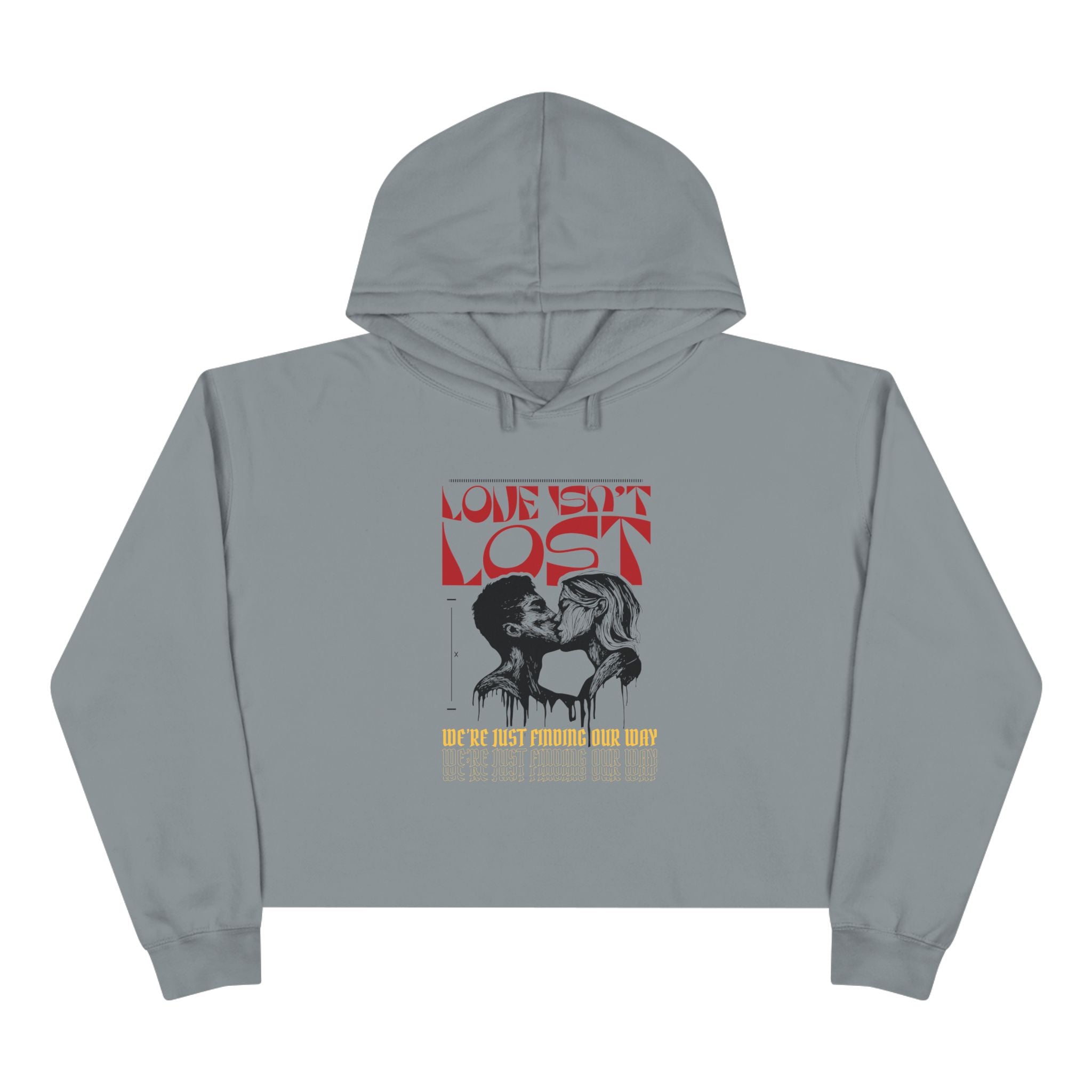 Love Isn't Lost Unisex Crop Hoodie