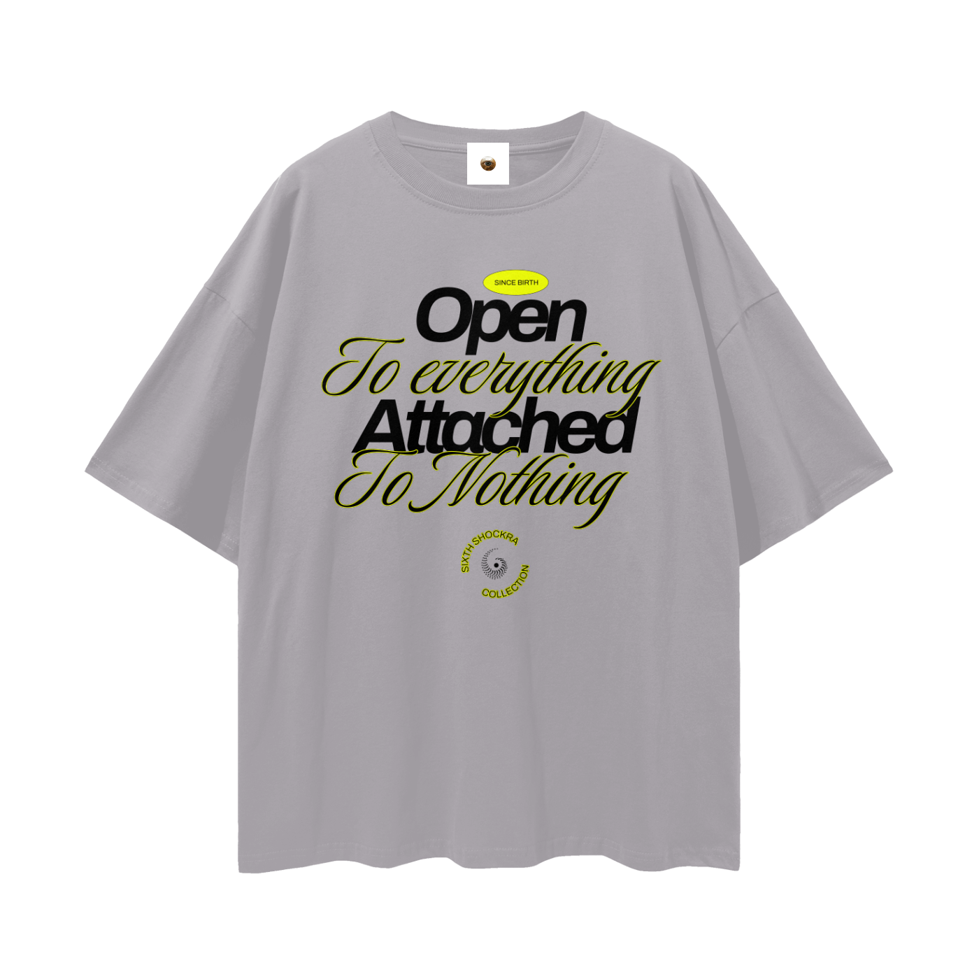 Open To Everything Streetwear Loose Drop Shoulder T-Shirt