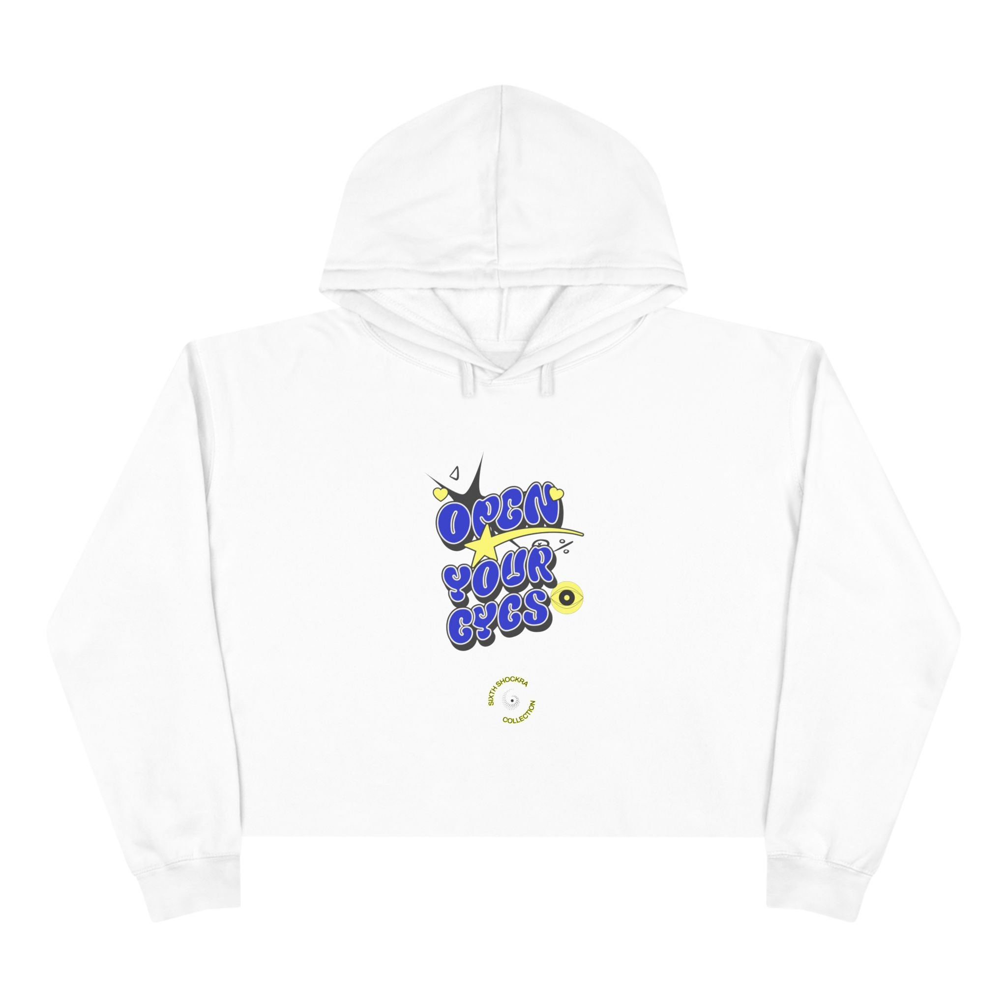 Open Your Eyes Crop Hoodie