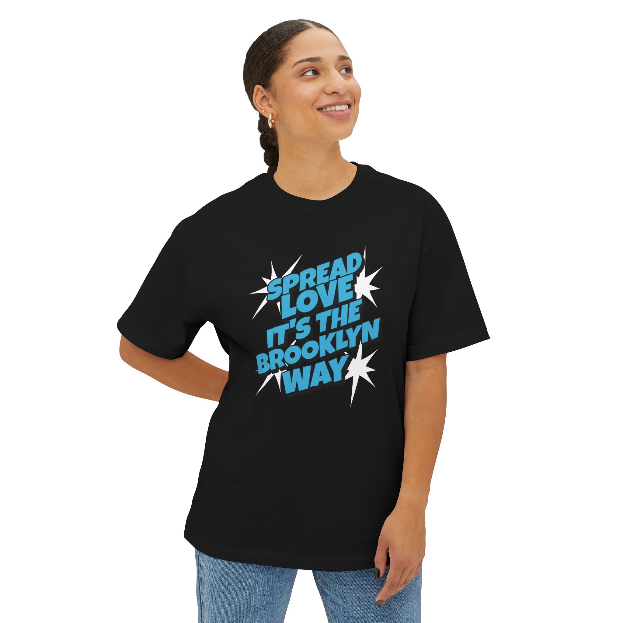 Spread Love It's The Brooklyn Way Oversized Tee