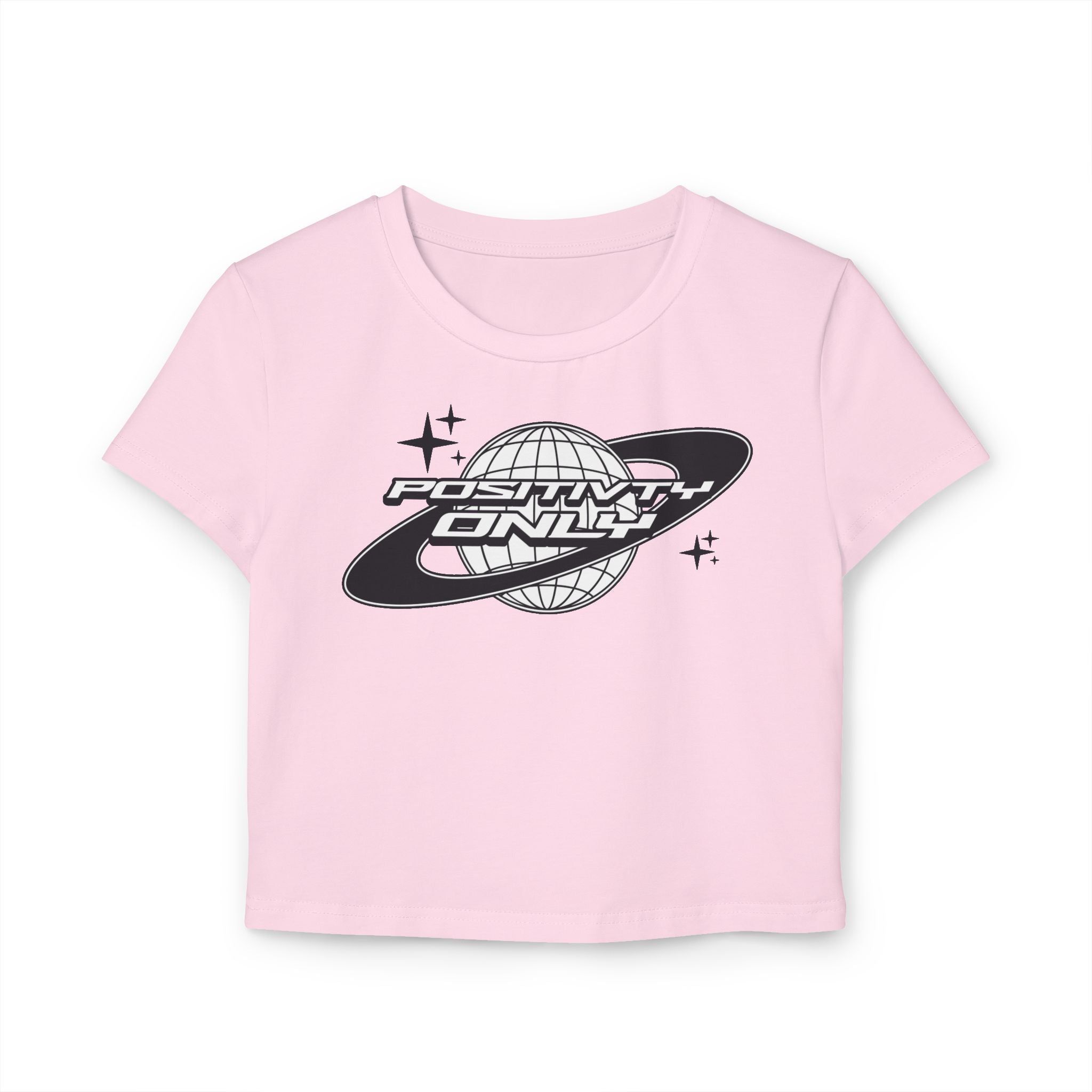 Postivity Only Women's croptop tiny Tee