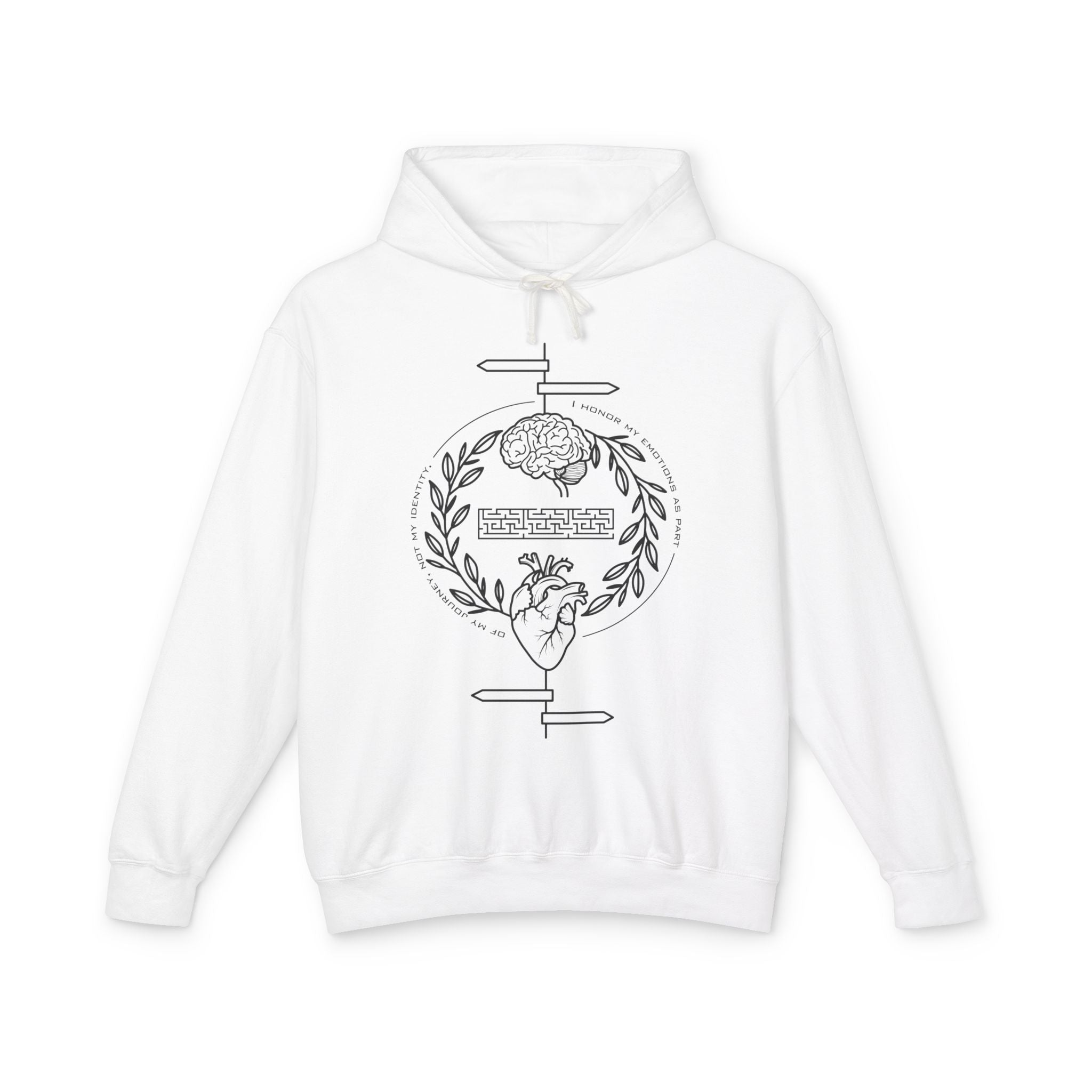I honor my emotions as part of my journey, not my identity Hoodie