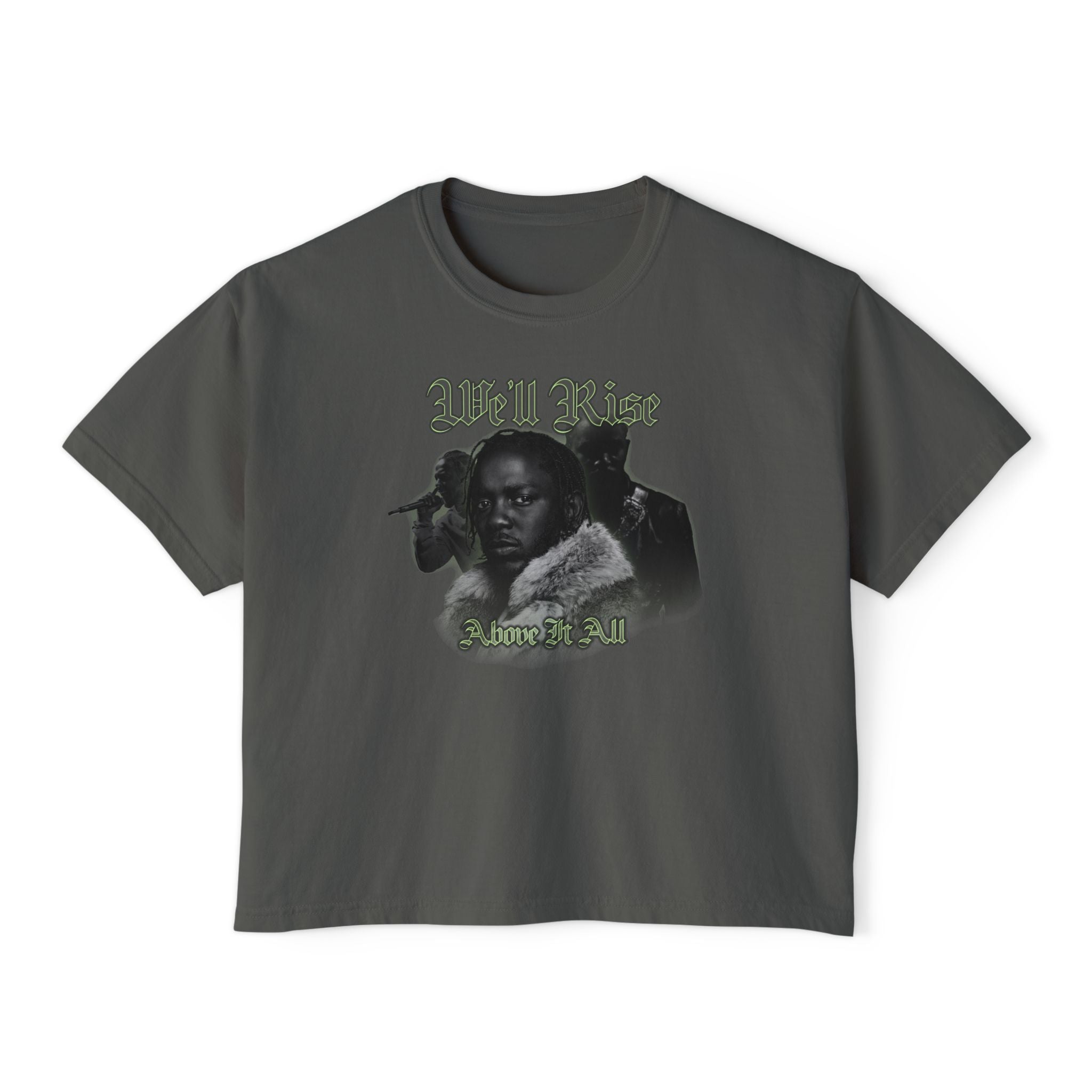 We'll Rise Above It All Cropped Boxy Tee