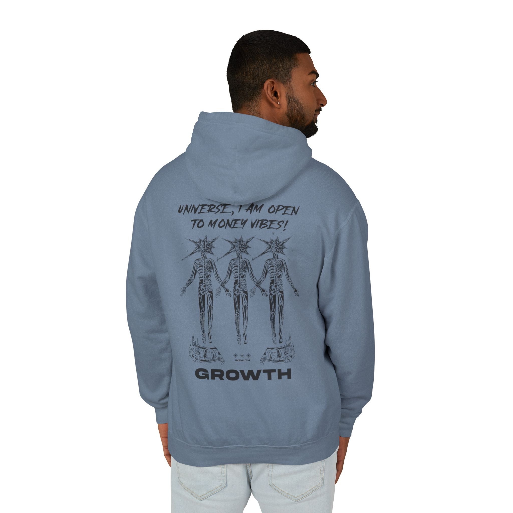 Universe, I Am Open to Money Vibes Hooded Sweatshirt