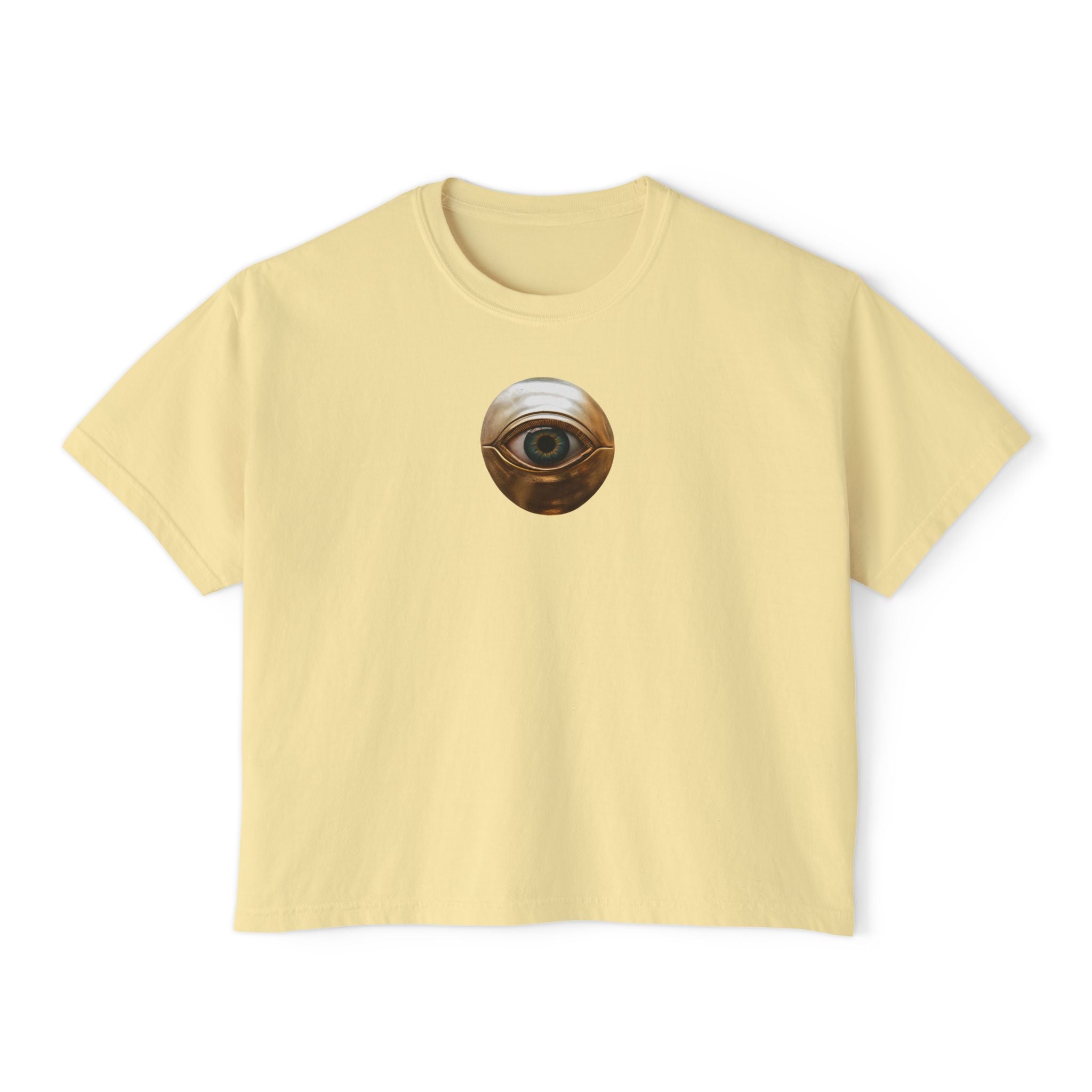 Sixth Shockra Eye Unisex Cropped Boxy Tee