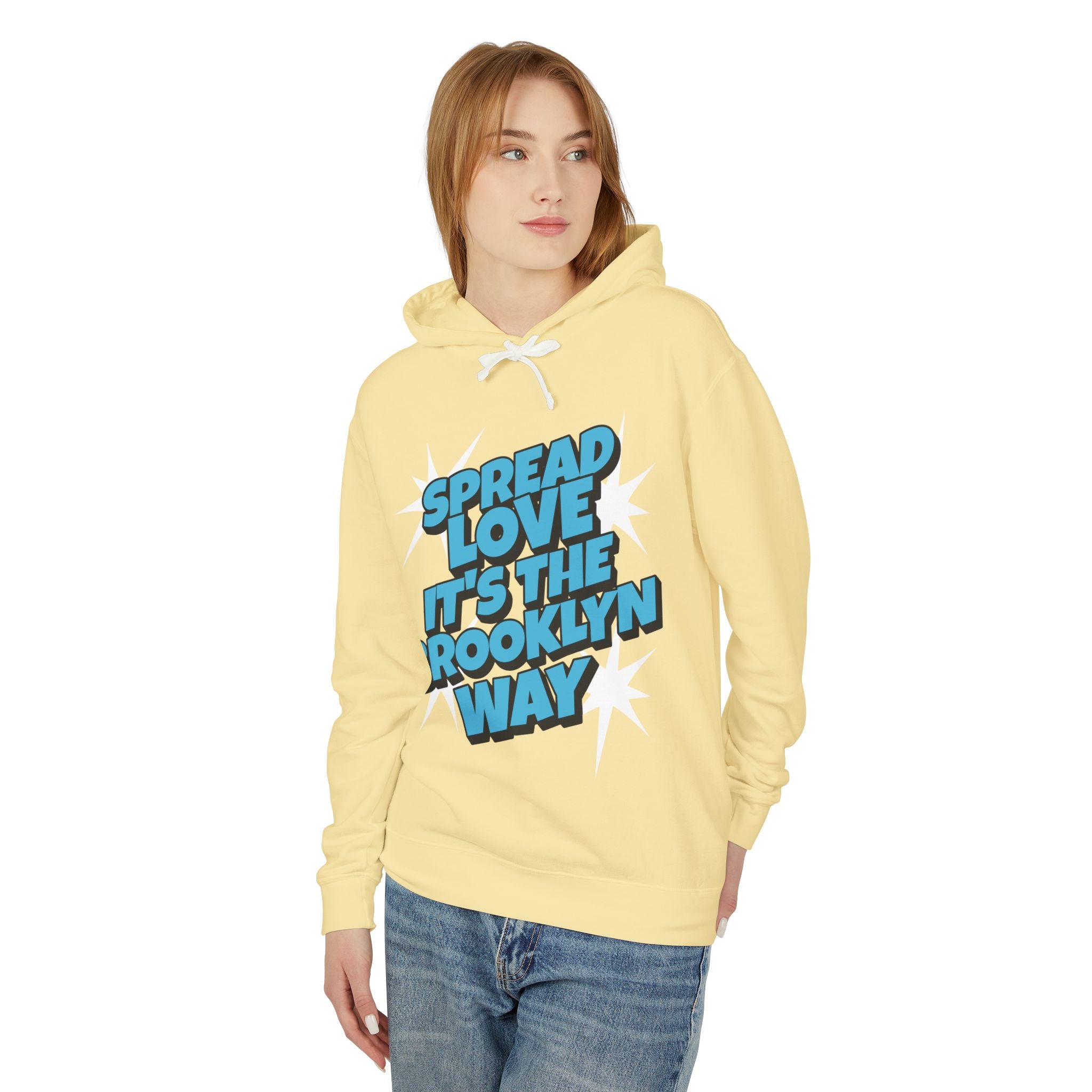 Spread Love, It's The Brooklyn Way Hooded Sweatshirt