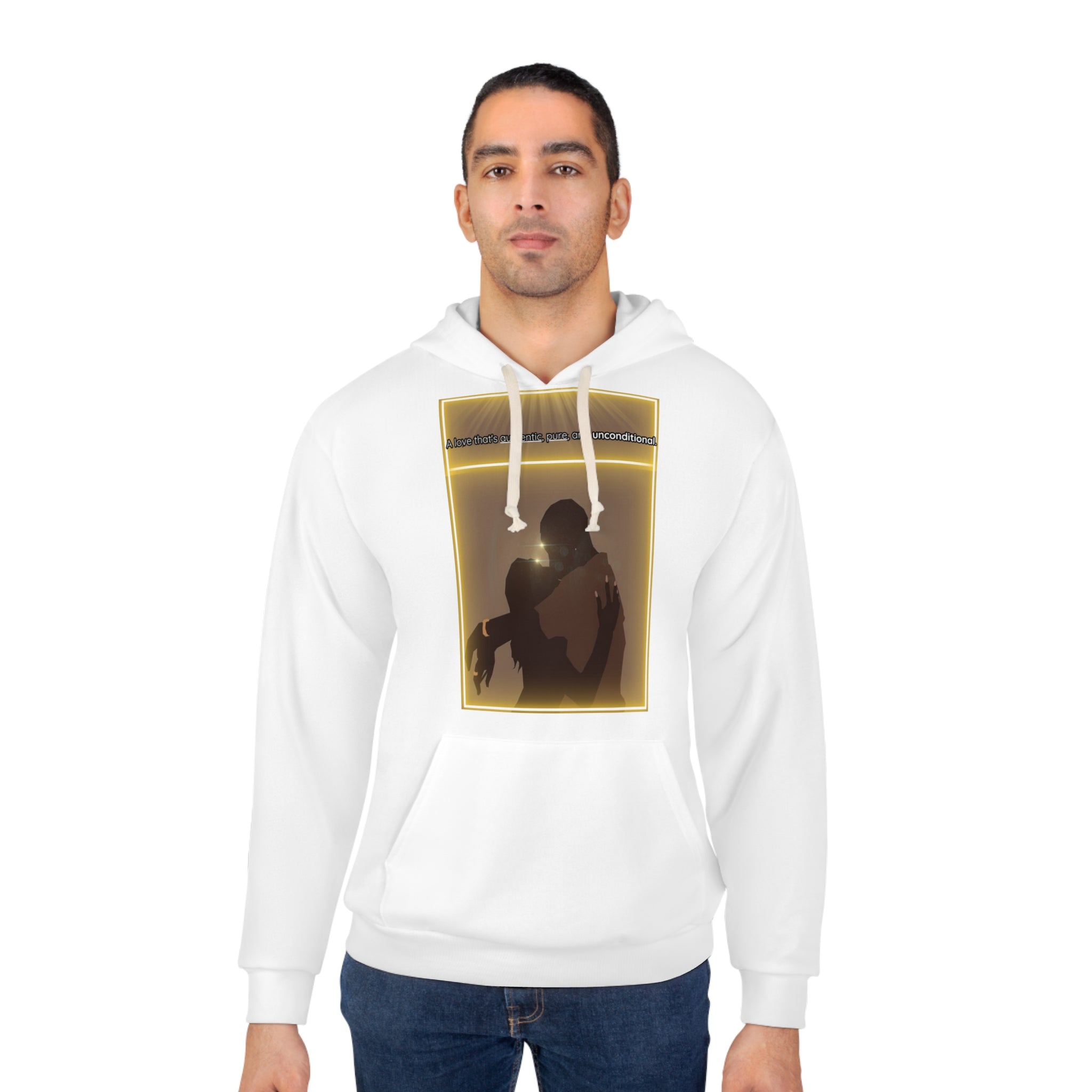 A love that's authentic,pure,and unconditional Unisex Pullover Hoodie