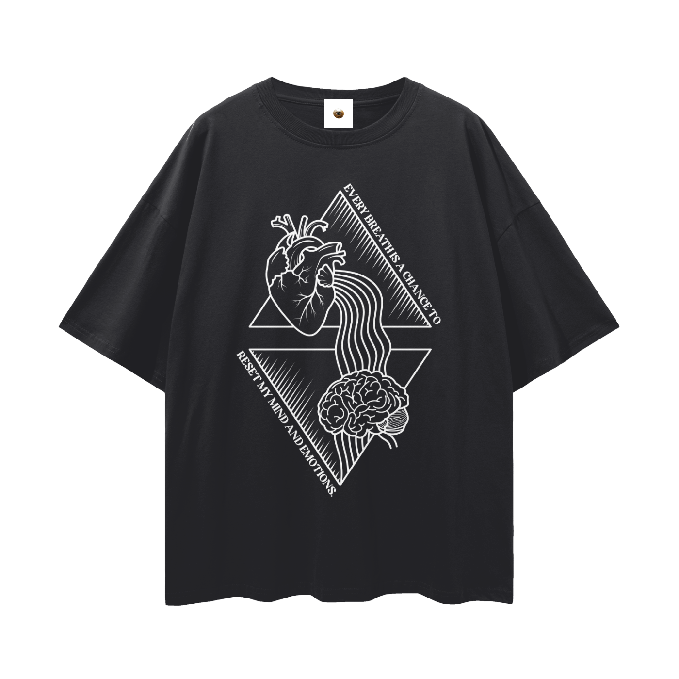 Every Breaths Streetwear Loose Drop Shoulder T-Shirt