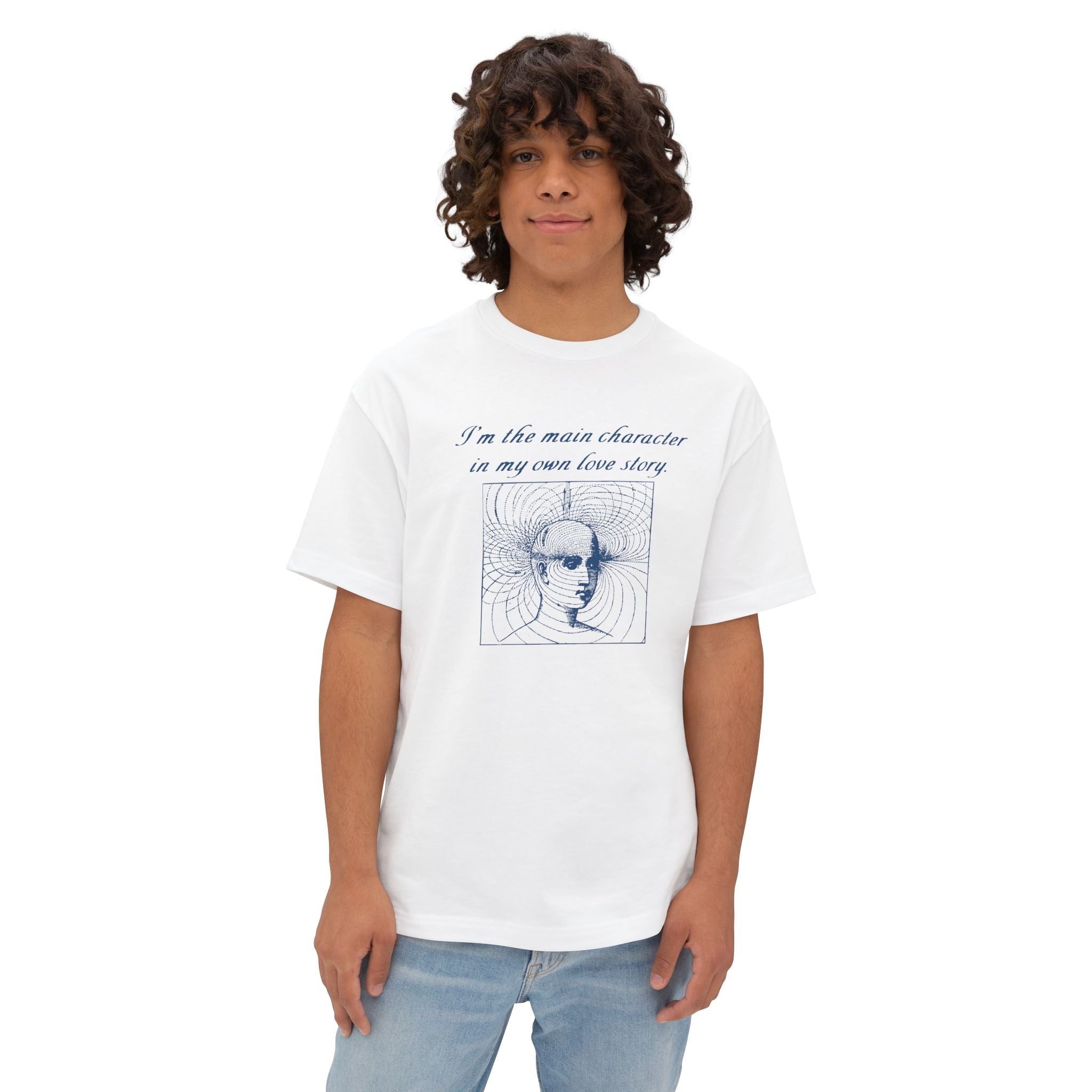 I’m the main character in my own love story Oversized Tee