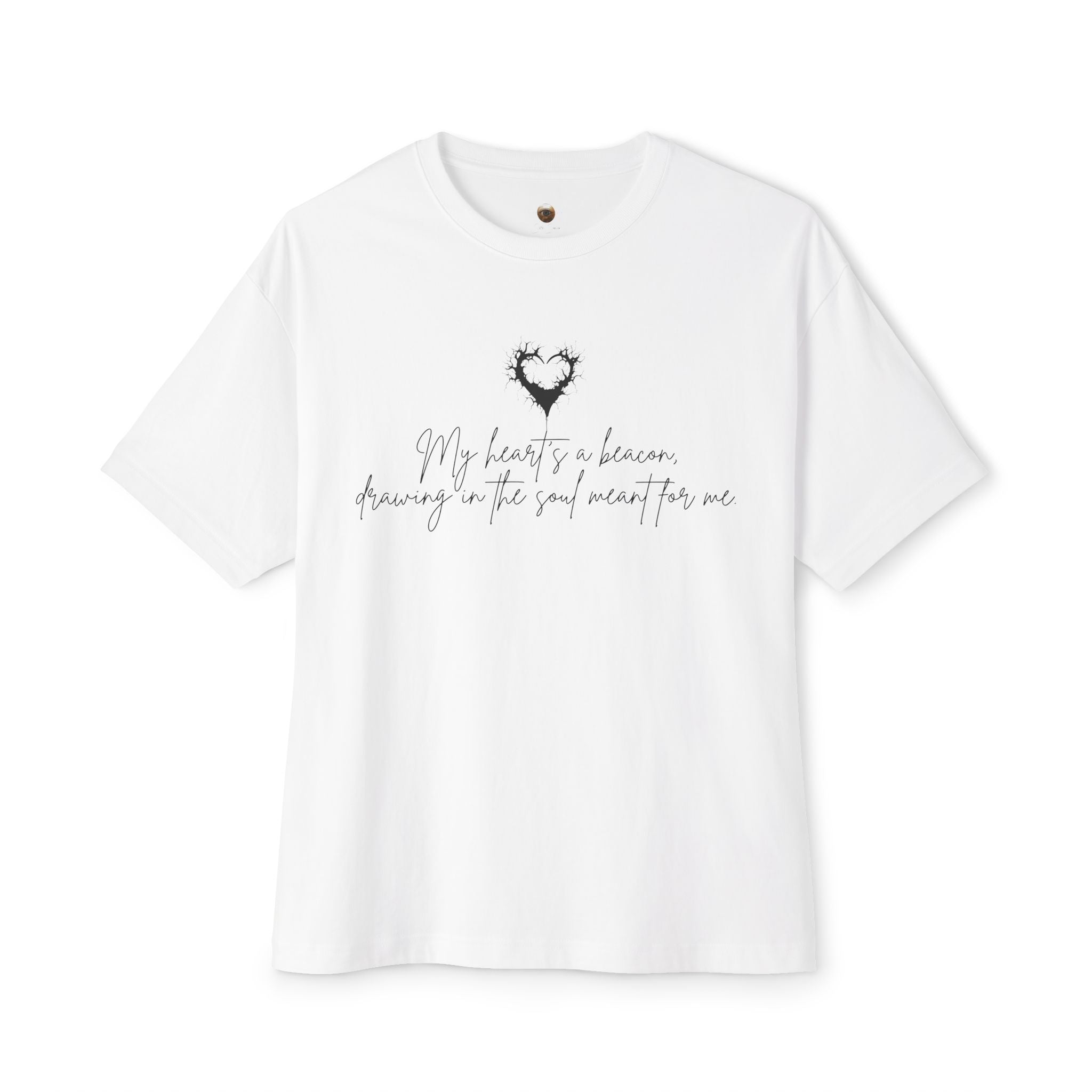 My Heart's A Beacon Oversized Boxy Tee