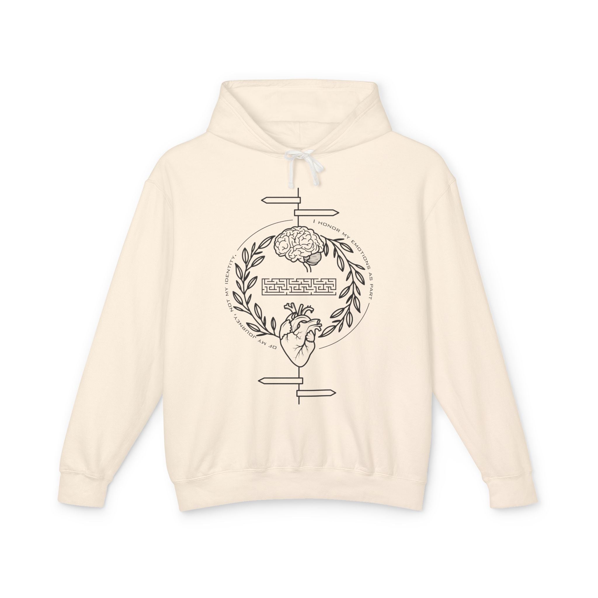 I honor my emotions as part of my journey, not my identity Hoodie