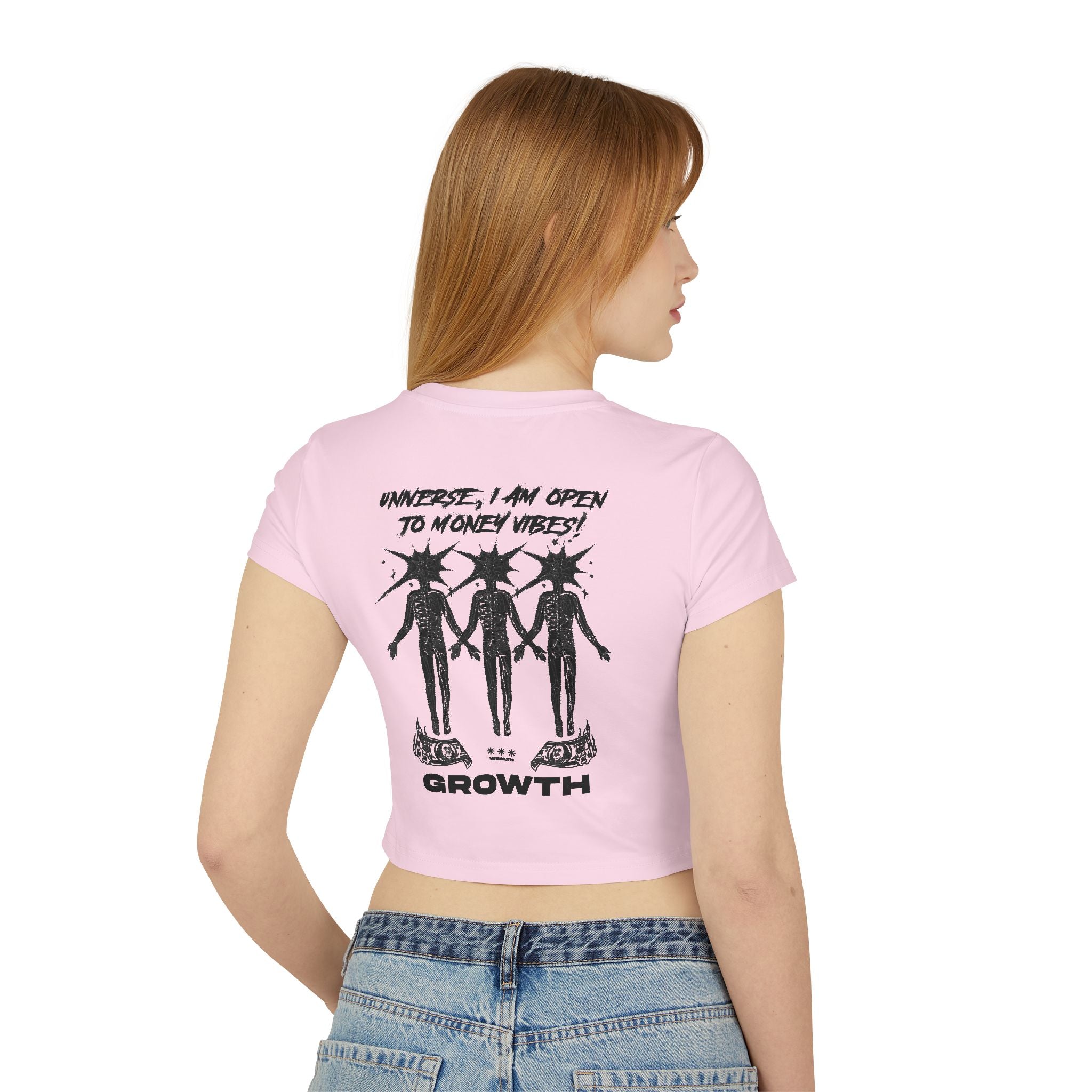 Universe I am open to Money Vibes Tiny Tee