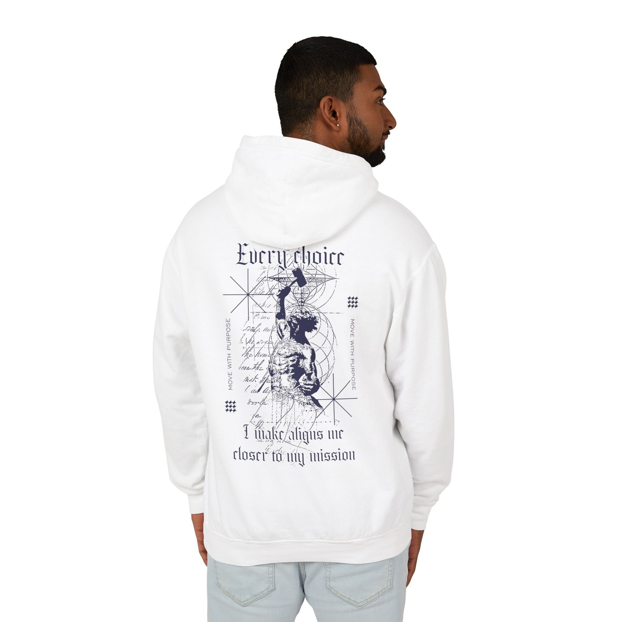 Every choice I make aligns me closer to my mission Hoodie