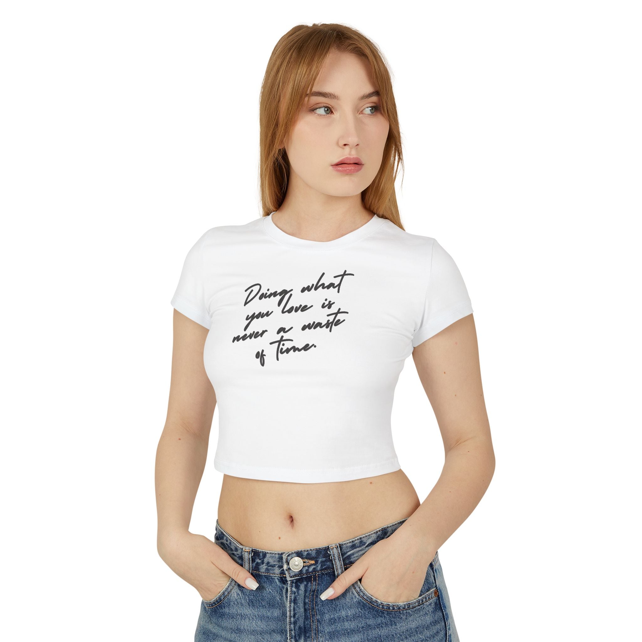 Doing What You Love Is Never Waste Of Time tiny Tee