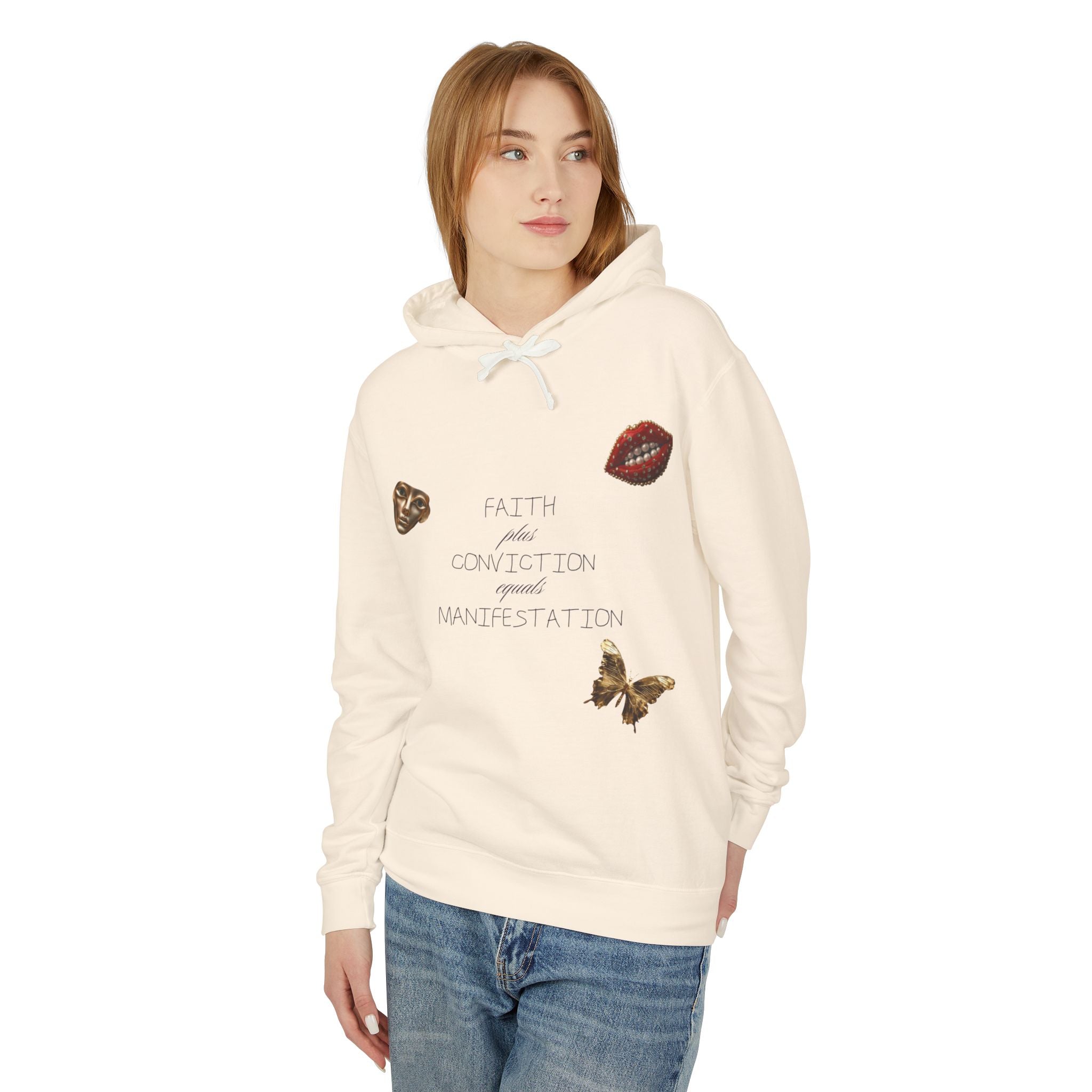 Faith + Conviction=Manifestation Pt 2 Hooded Sweatshirt