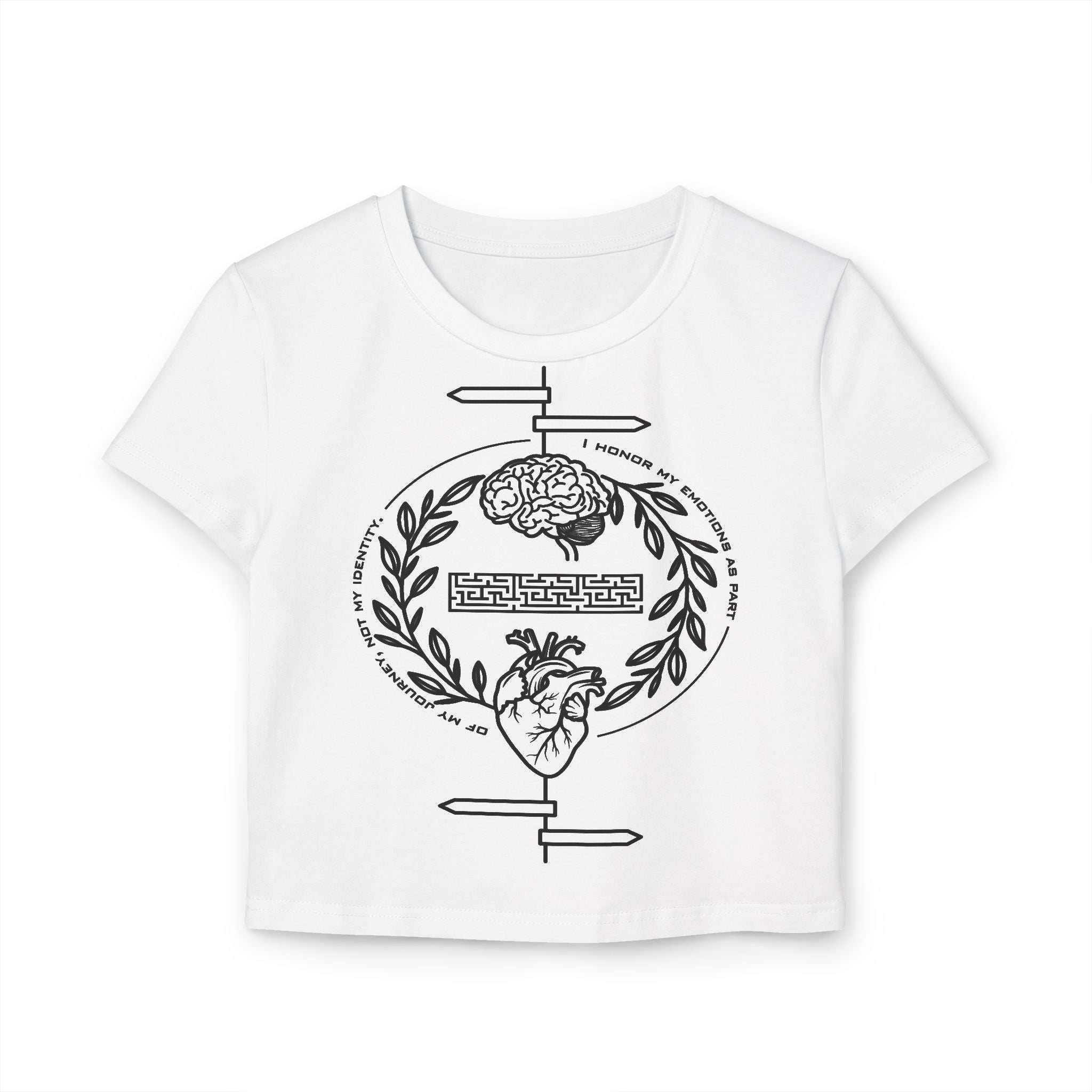 I honor my emotions as part of my journey, not my identity Tiny Tee