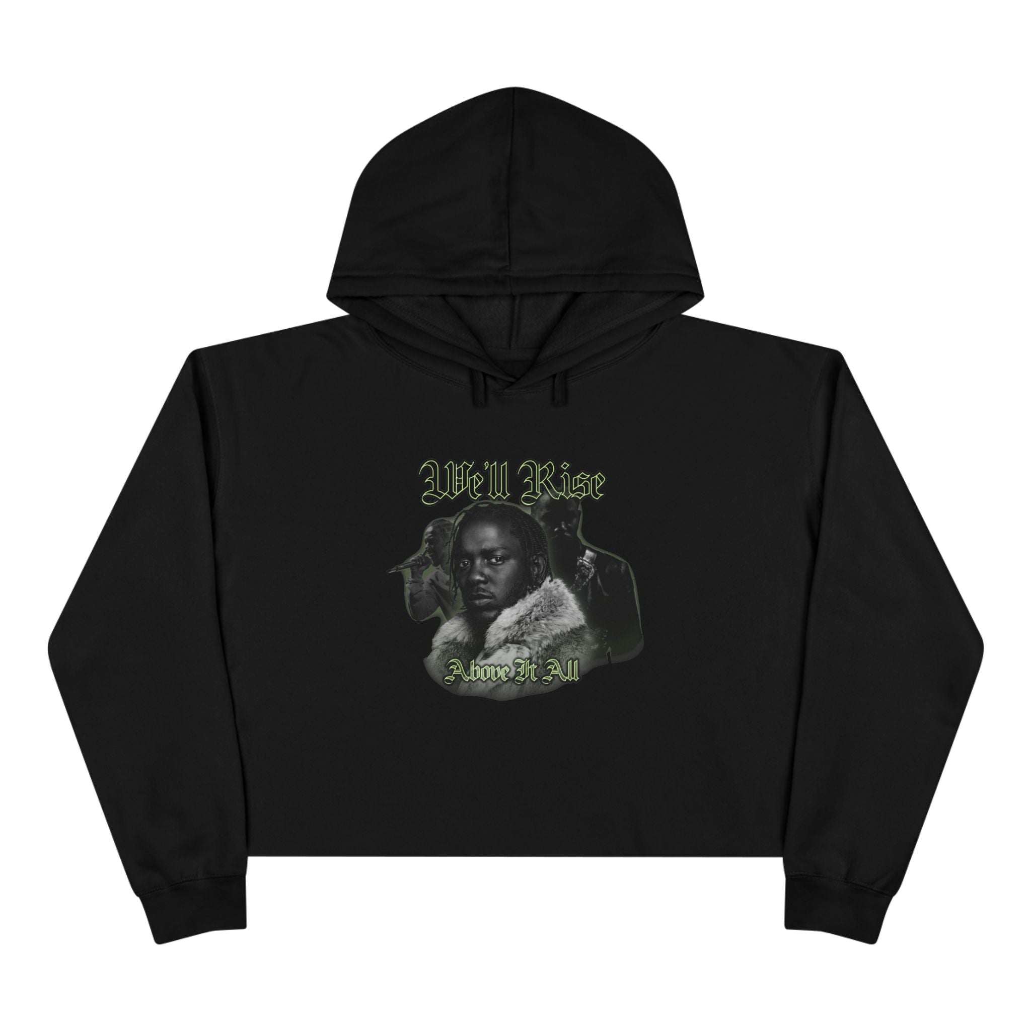 We'll Rise Above It All Unisex Crop Hoodie