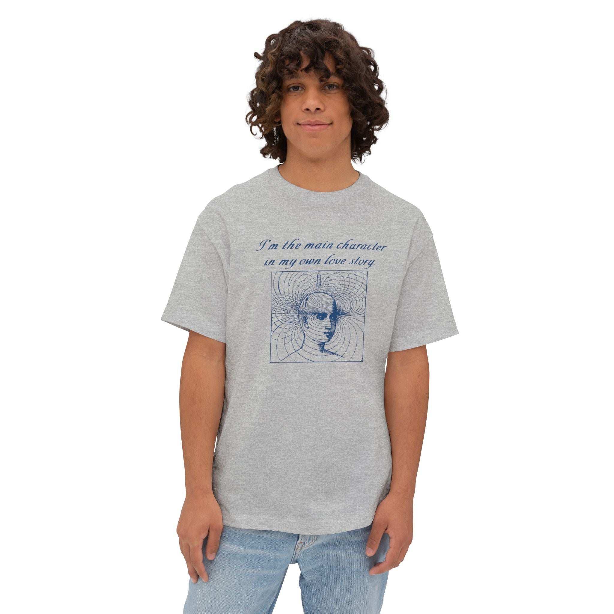 I’m the main character in my own love story Oversized Tee