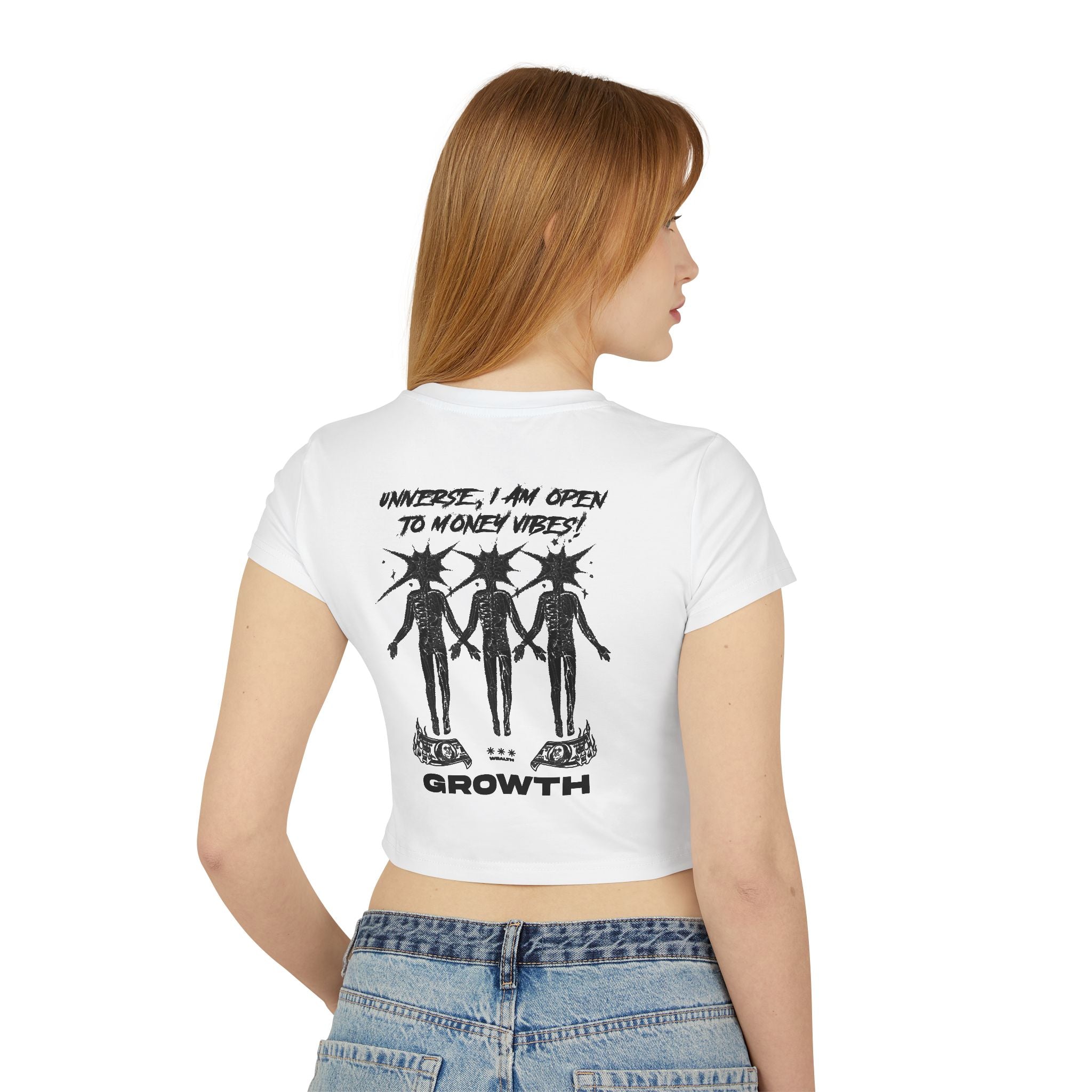 Universe I am open to Money Vibes Tiny Tee