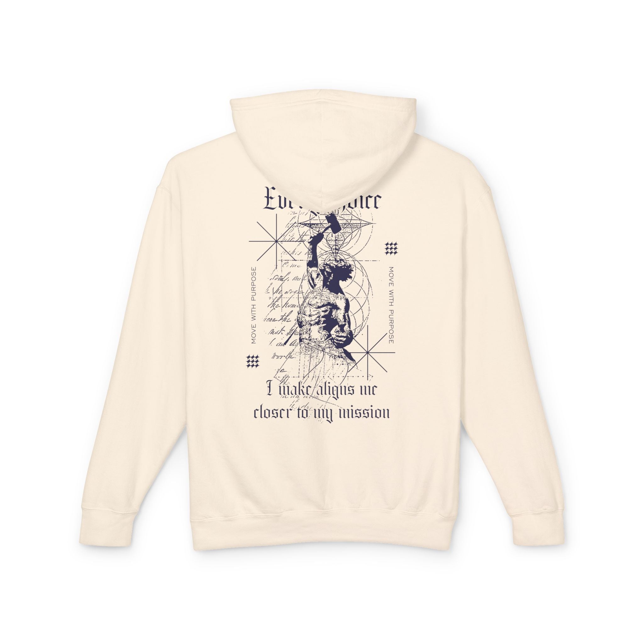 Every choice I make aligns me closer to my mission Hoodie