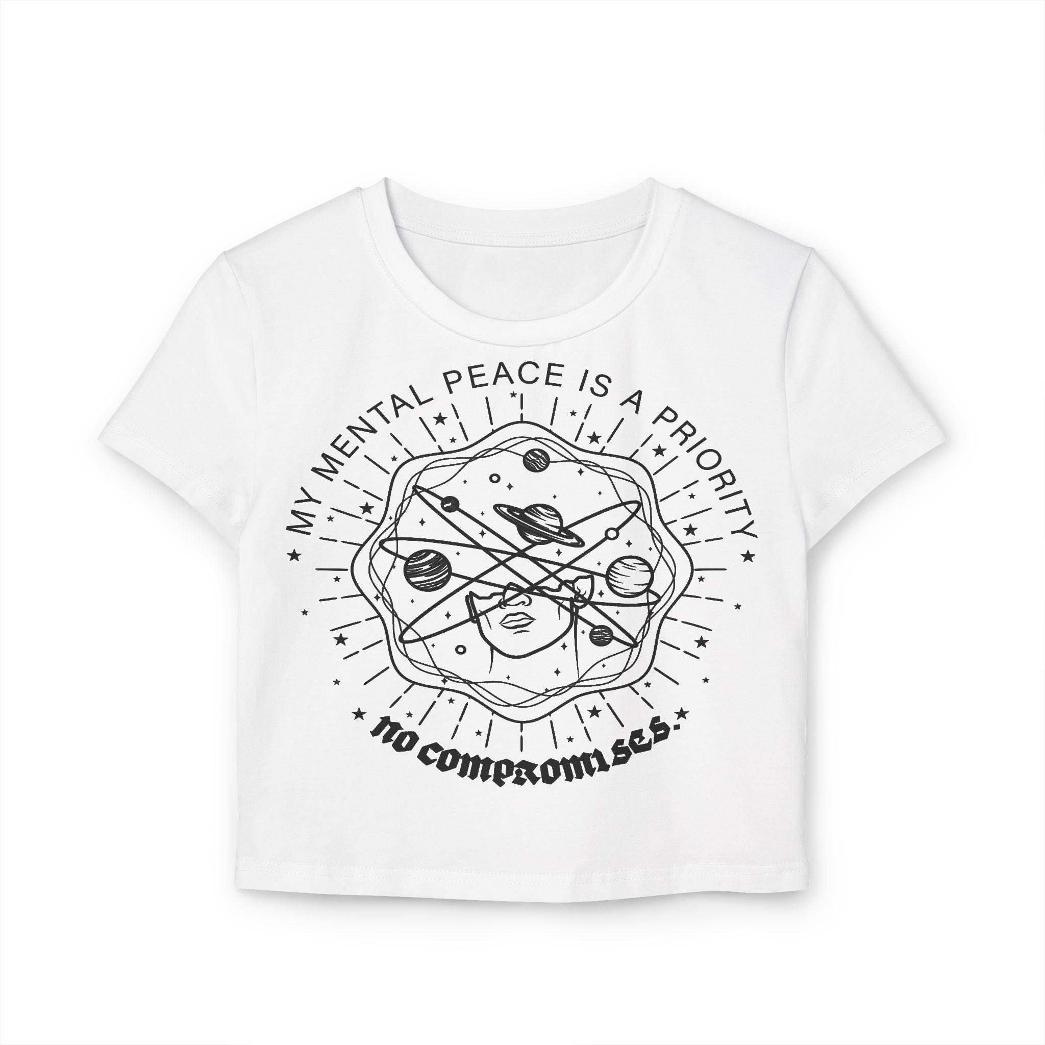 My mental peace is a priority—no compromises Tiny Tee